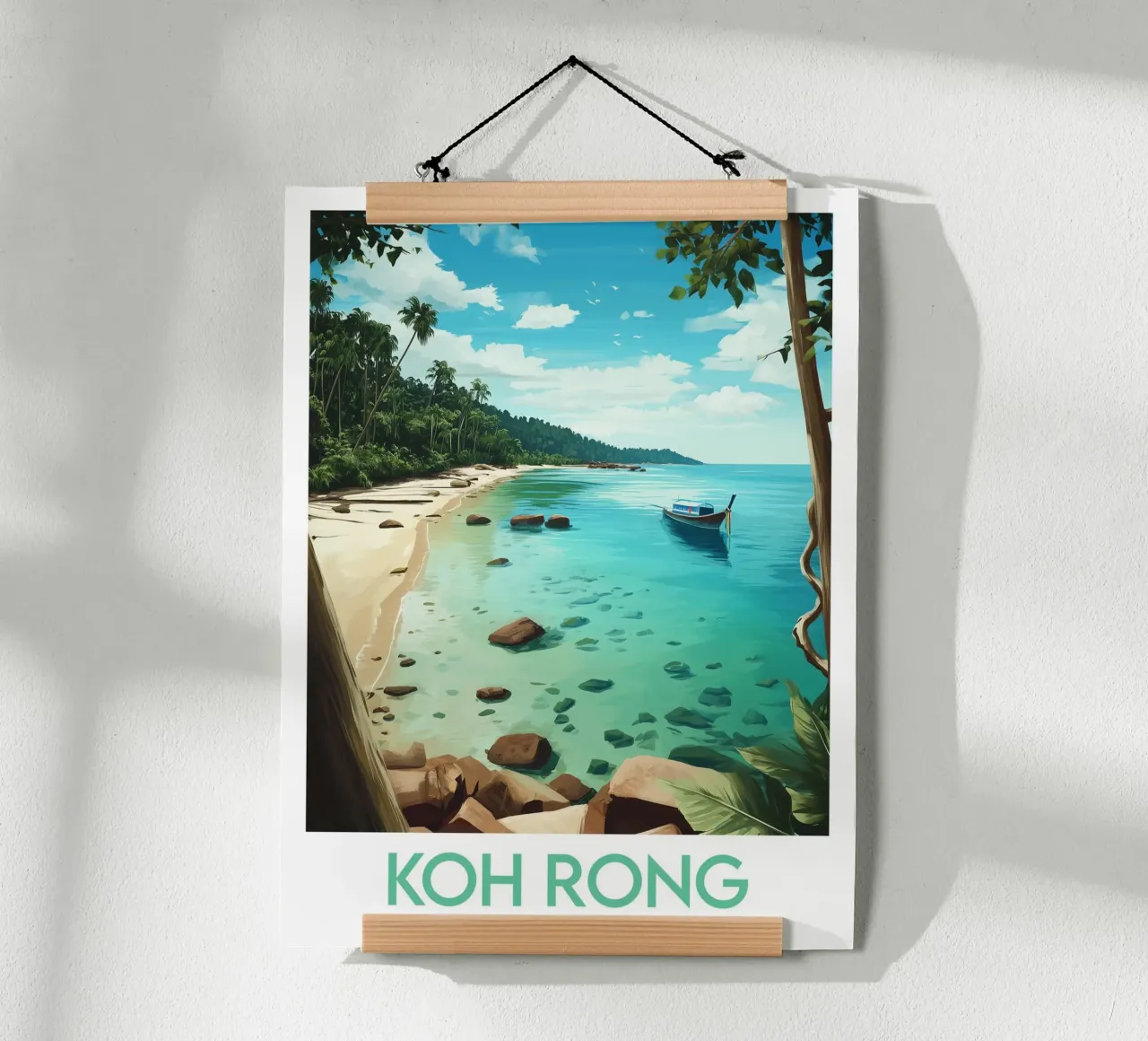 Affiche Koh Rong carta hahnemühle da Frame the World