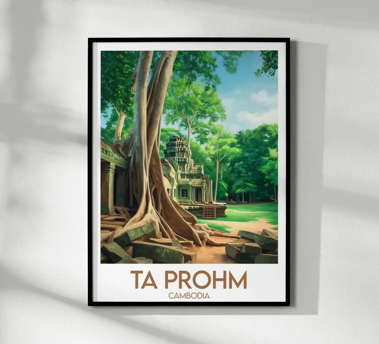 Affiche Ta Prohm poster da Frame the World
