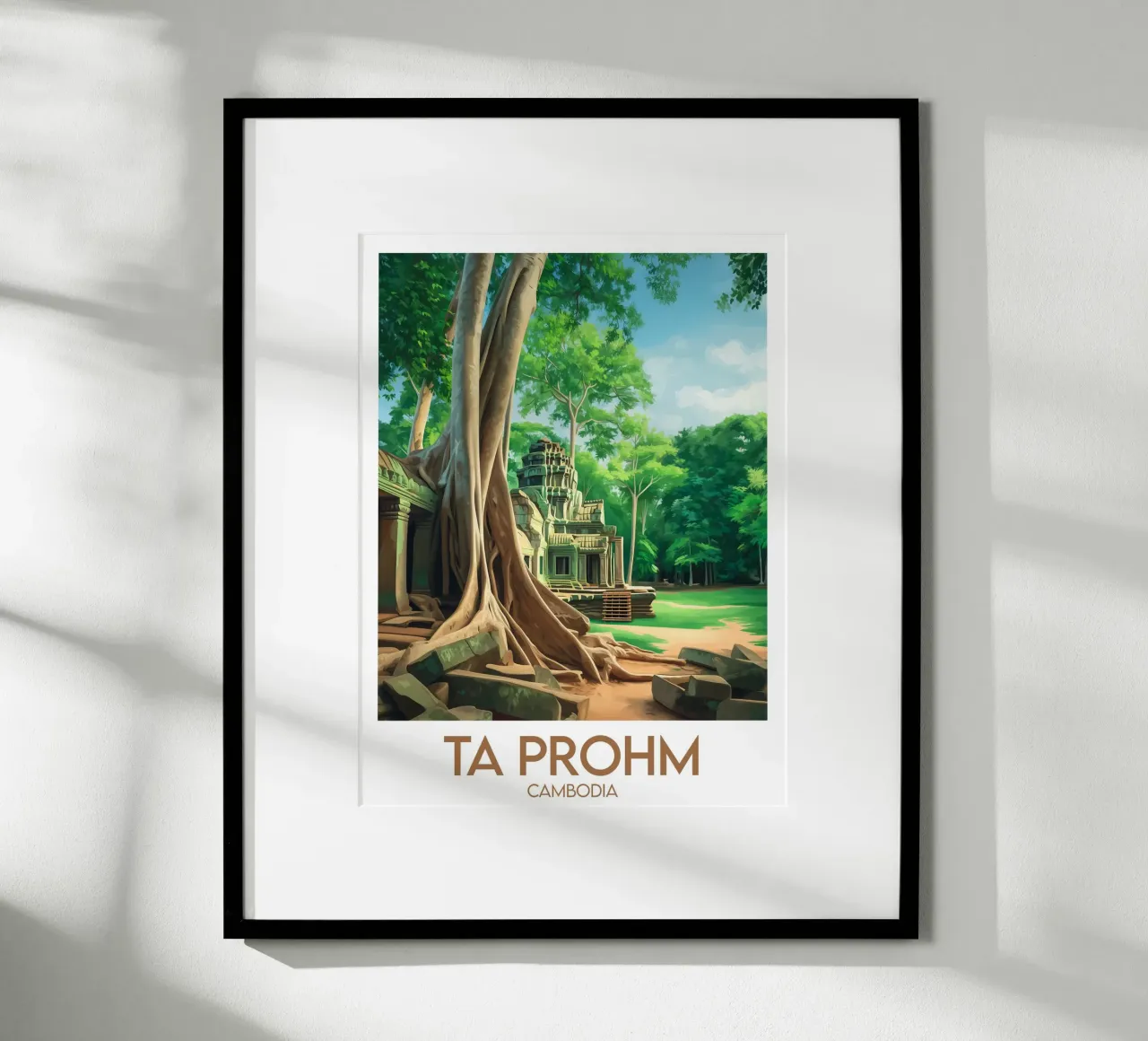 Affiche Ta Prohm poster da Frame the World