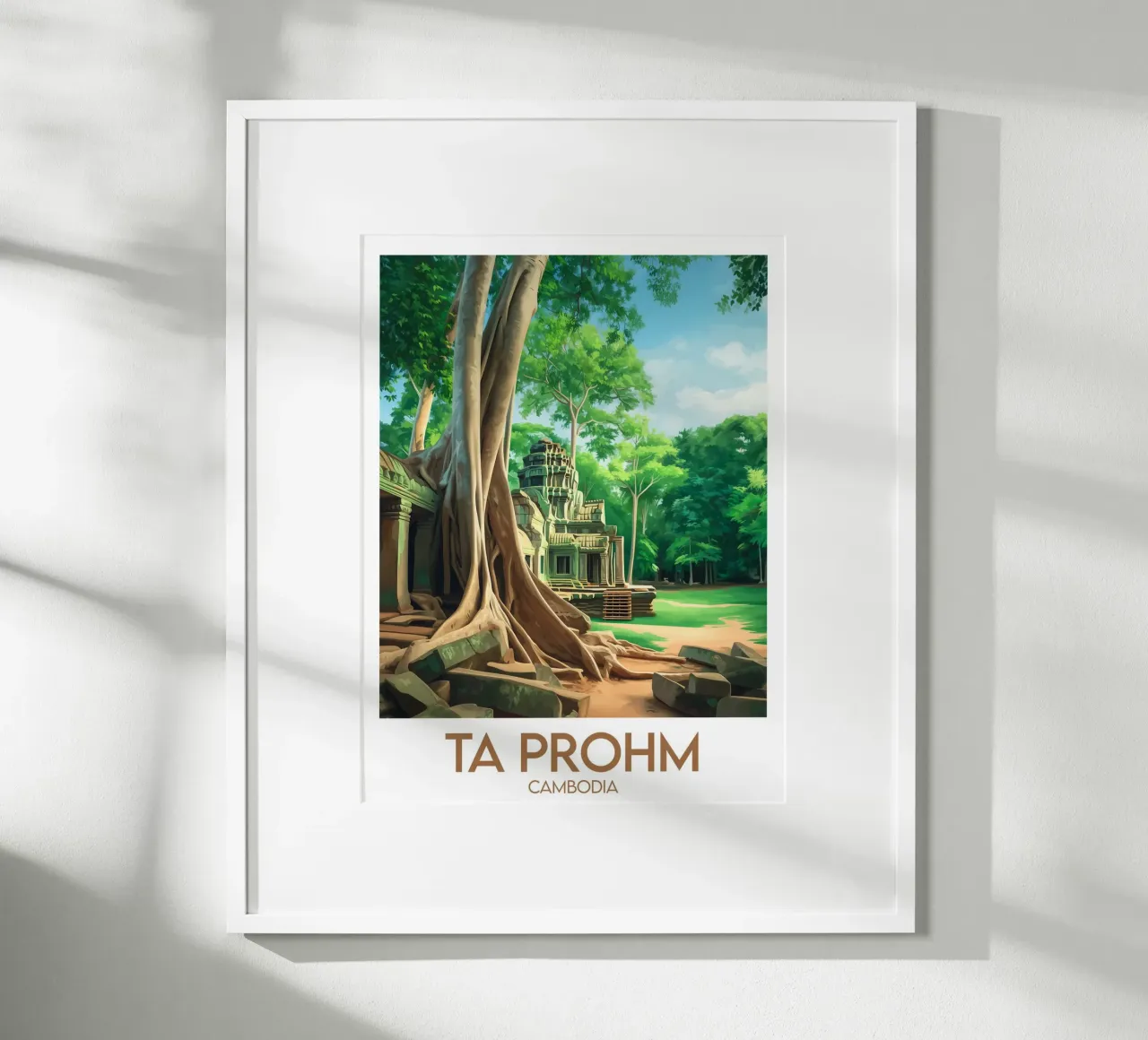 Affiche Ta Prohm poster da Frame the World