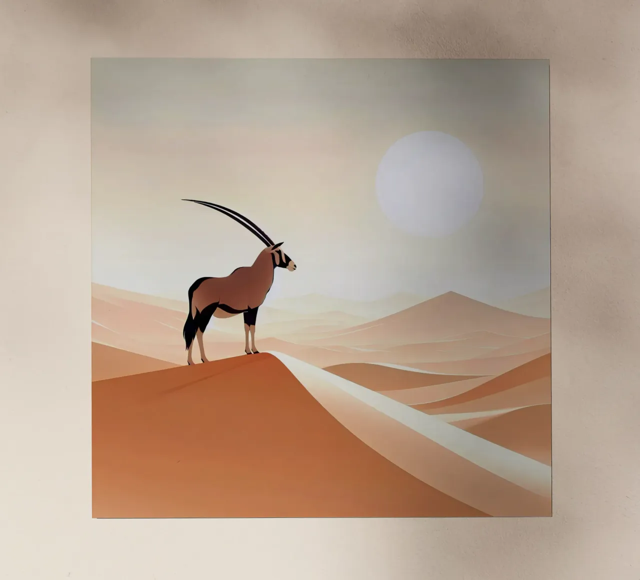 Oryxantilope pellicola backlit da Digital Naive