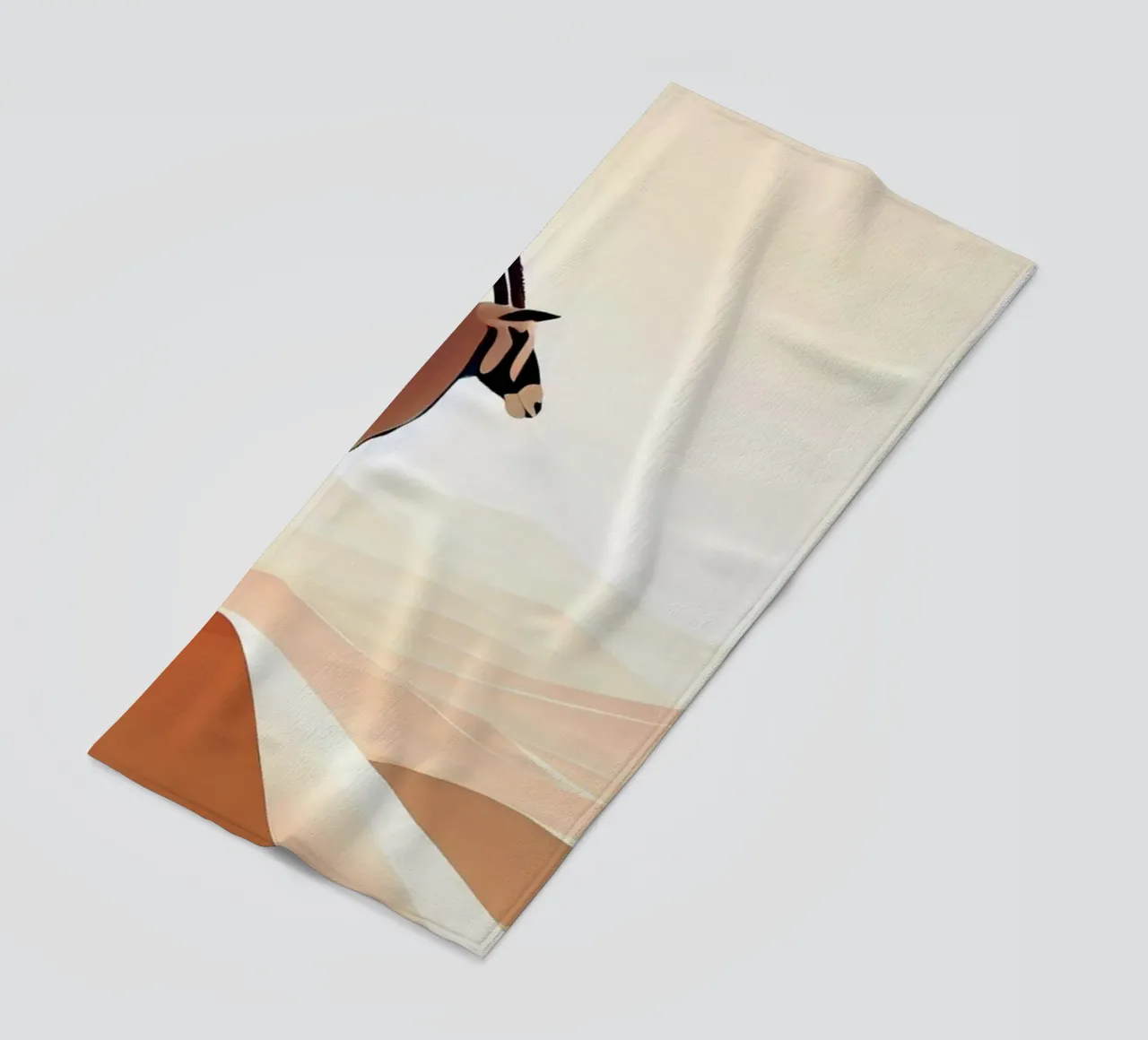 Oryxantilope Strandtuch von Digital Naive