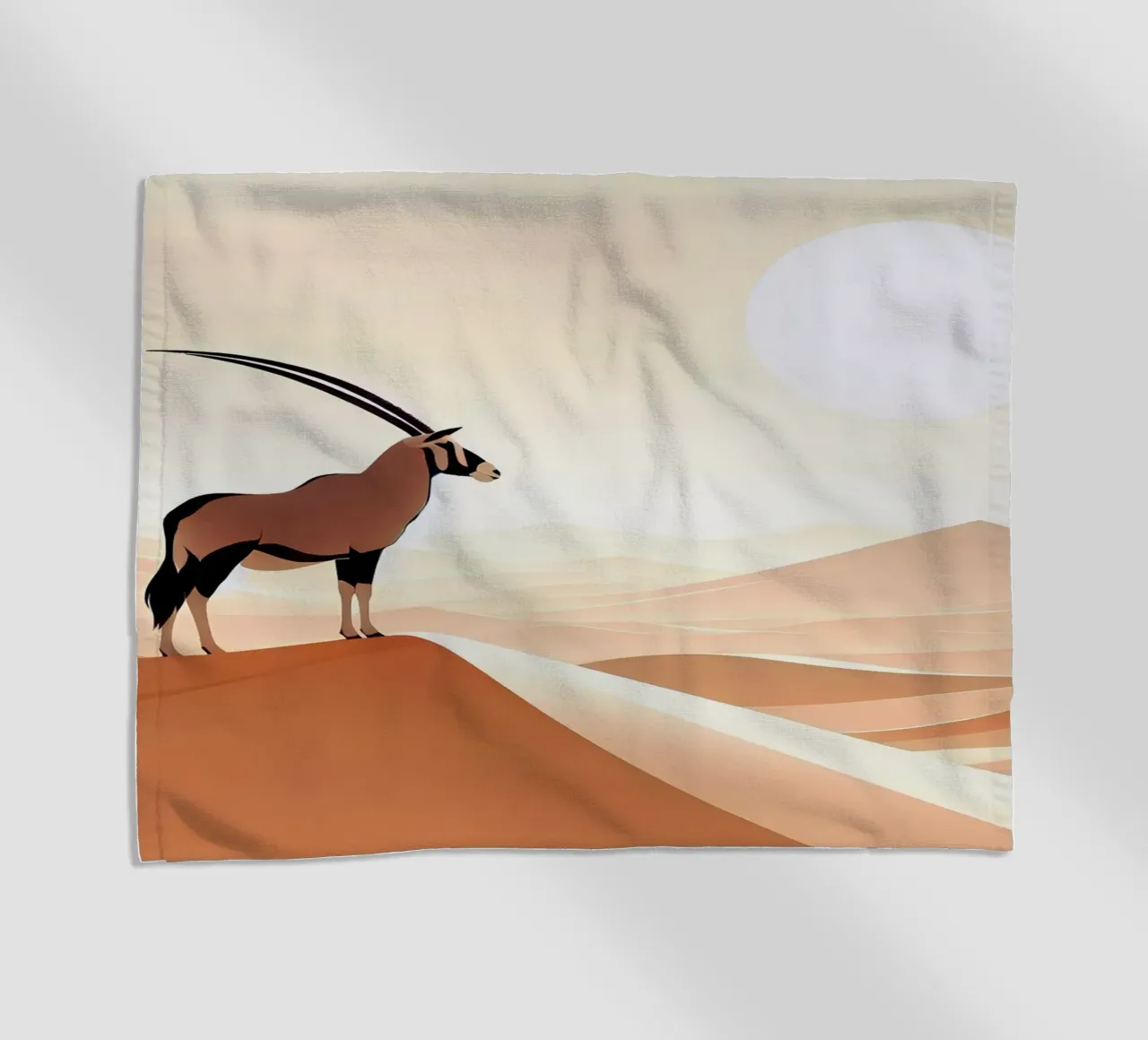 Oryxantilope Strandtuch von Digital Naive