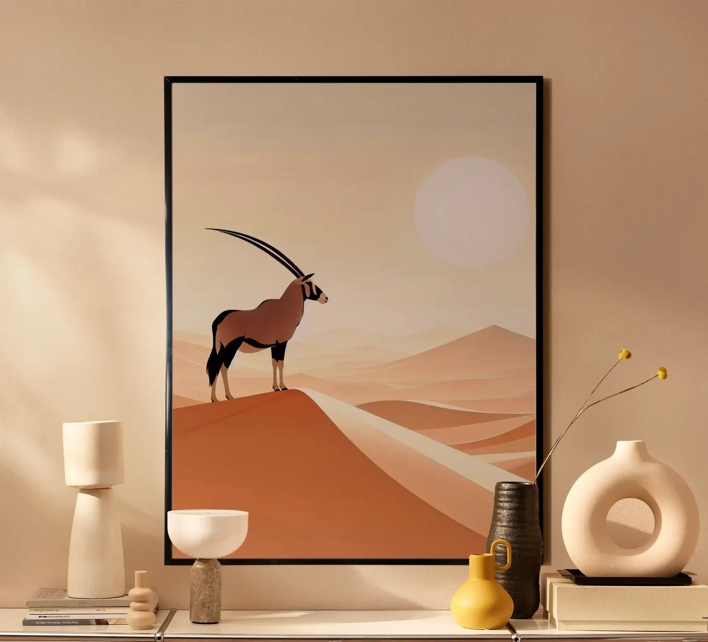 Oryxantilope poster da Digital Naive