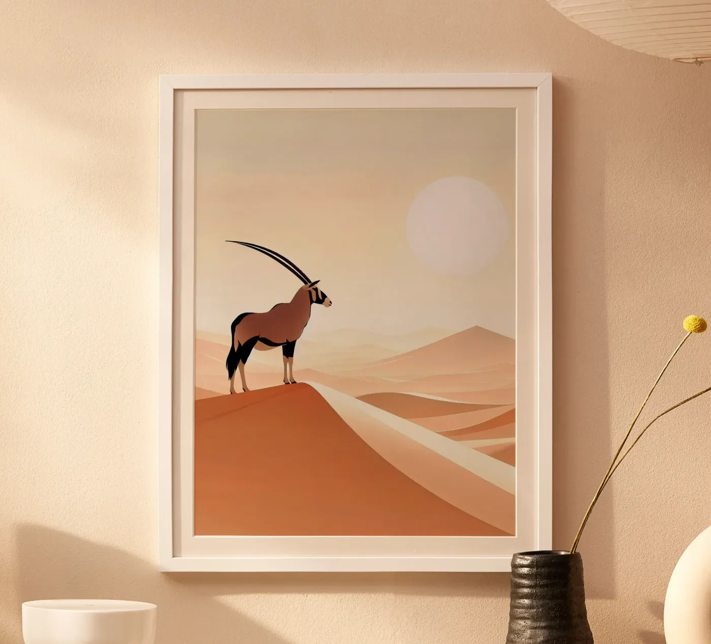 Oryxantilope poster da Digital Naive