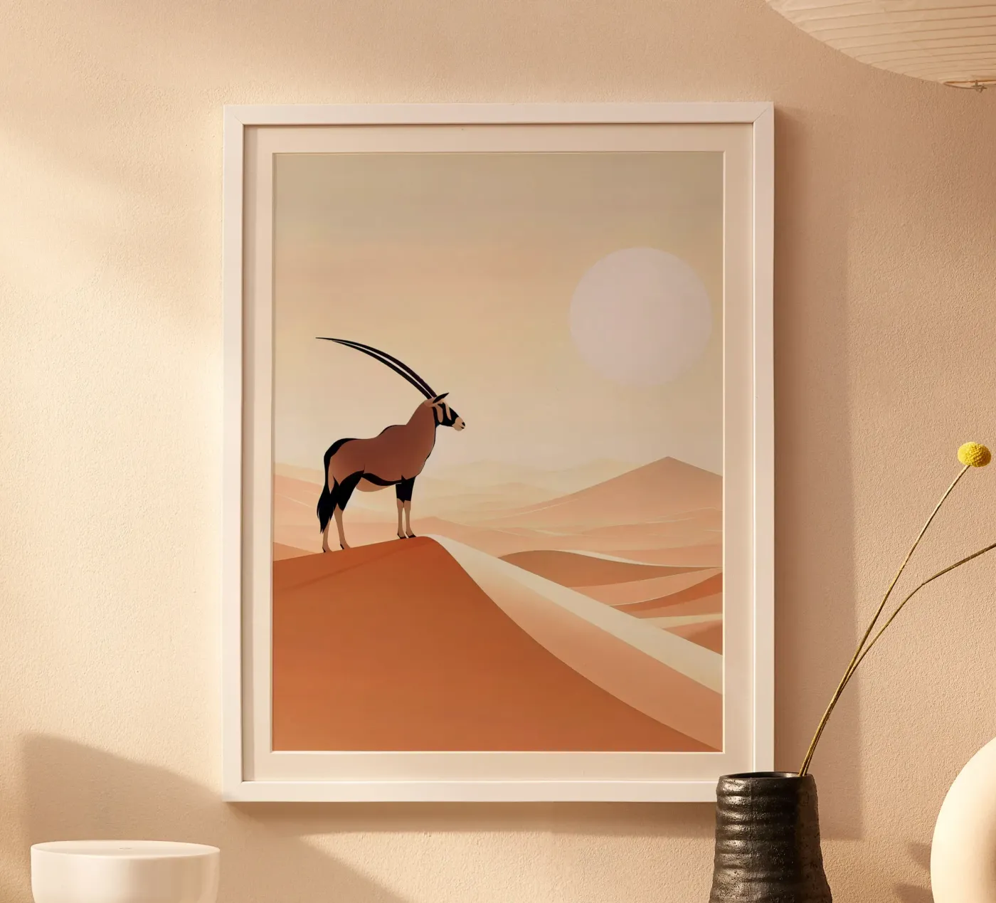 Oryxantilope poster da Digital Naive