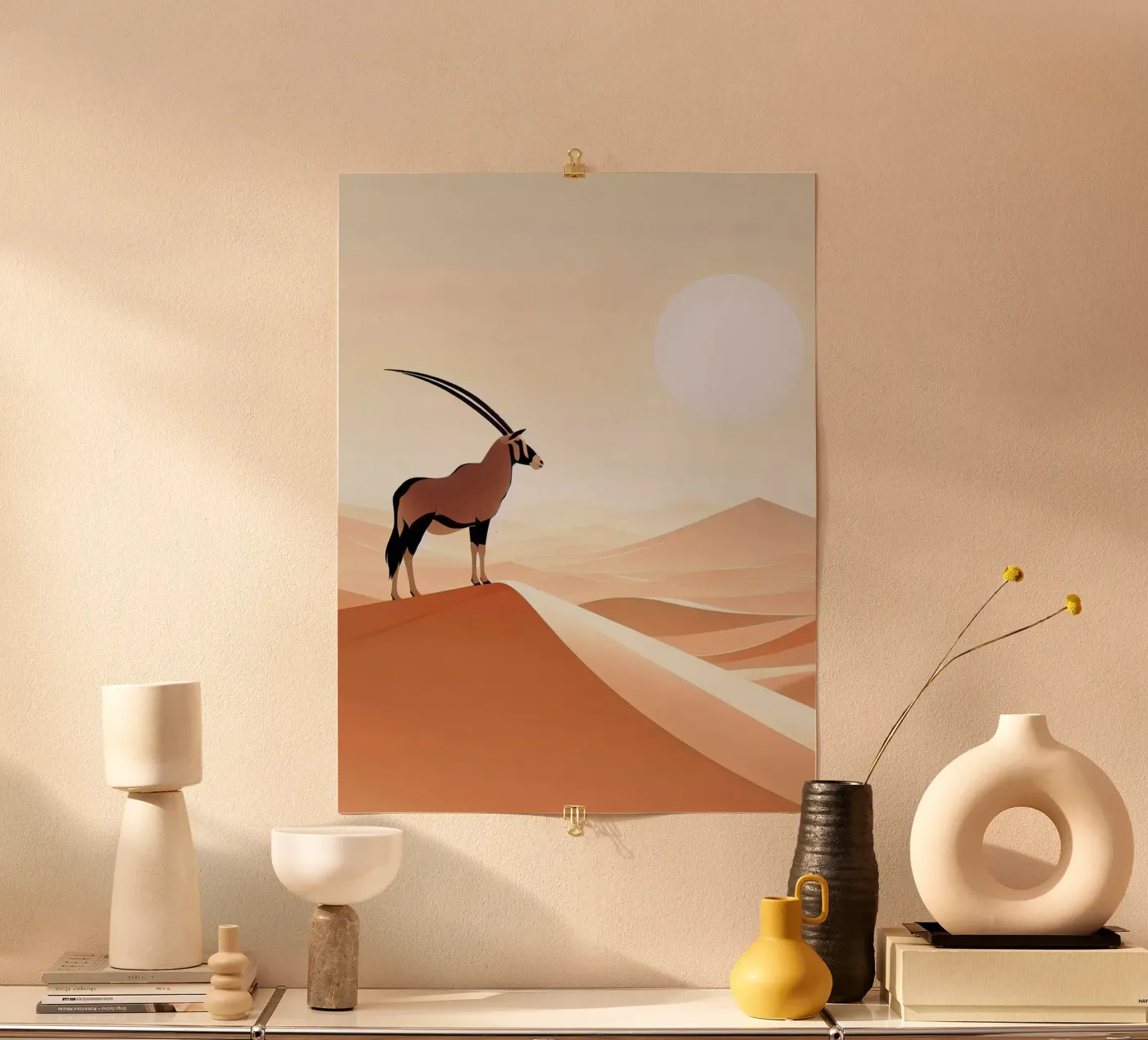 Oryxantilope poster da Digital Naive