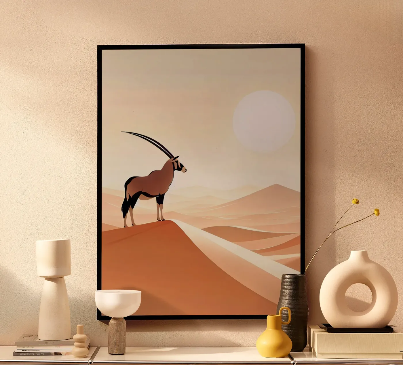 Oryxantilope poster da Digital Naive