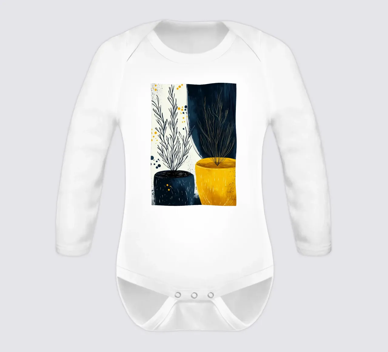 Plantes en pot body manches longues de Justyna Jaszke JBJart