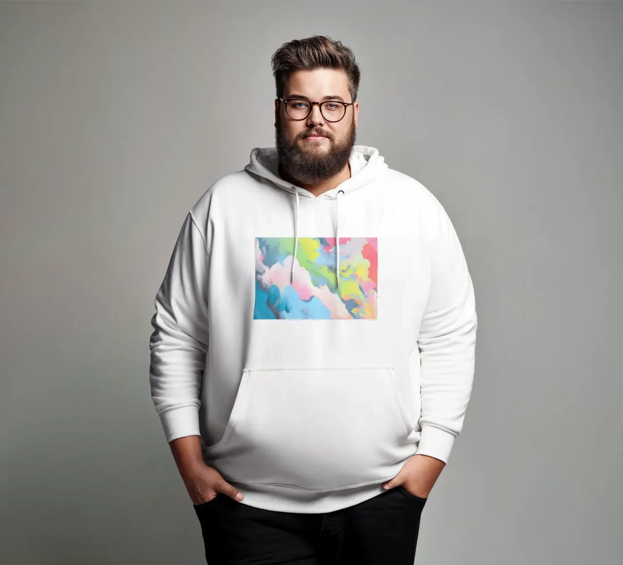 Camouflage pastello felpa con cappuccio da Carinaprint