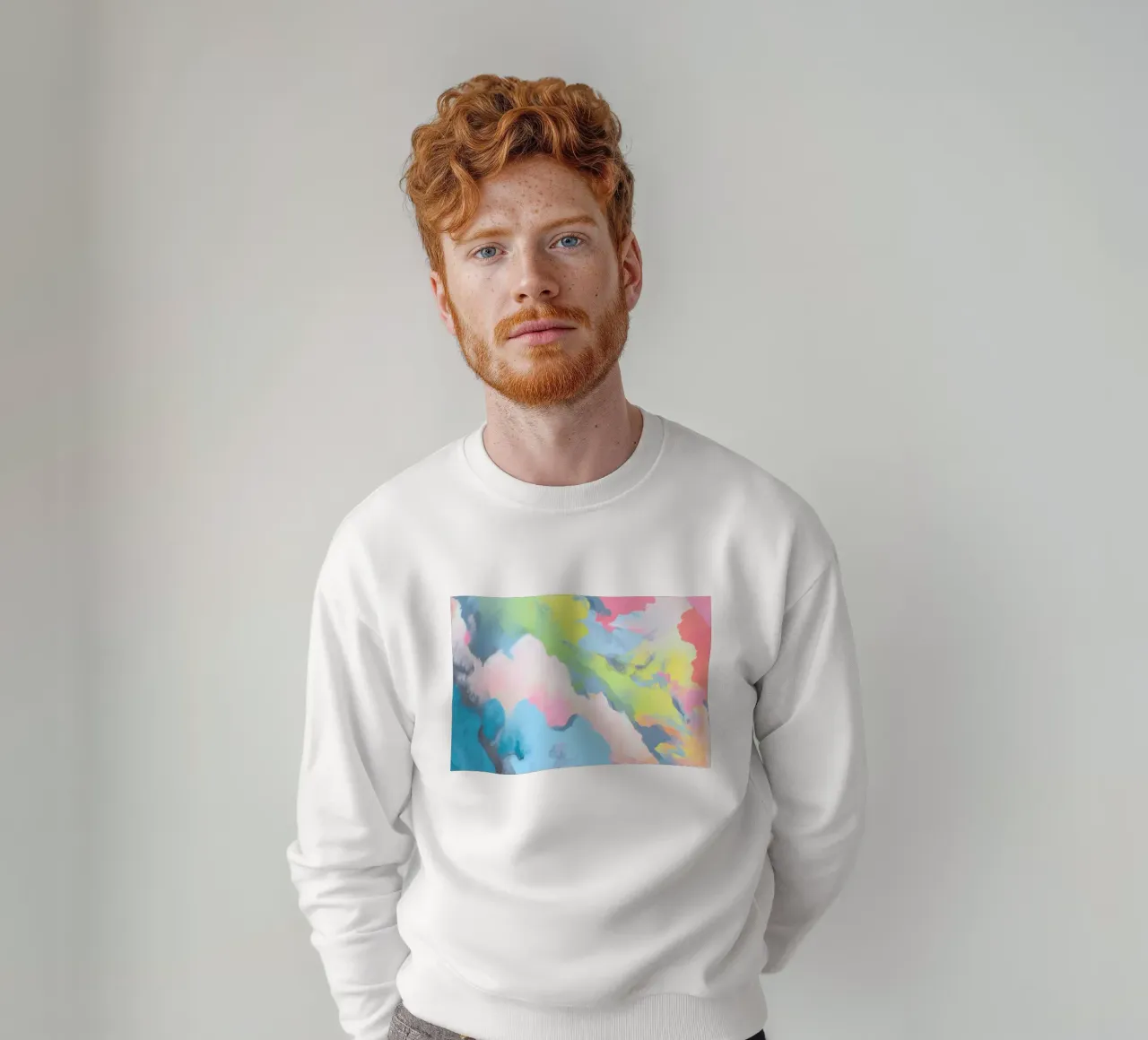 Pastell-Tarnung Sweatshirt von Carinaprint