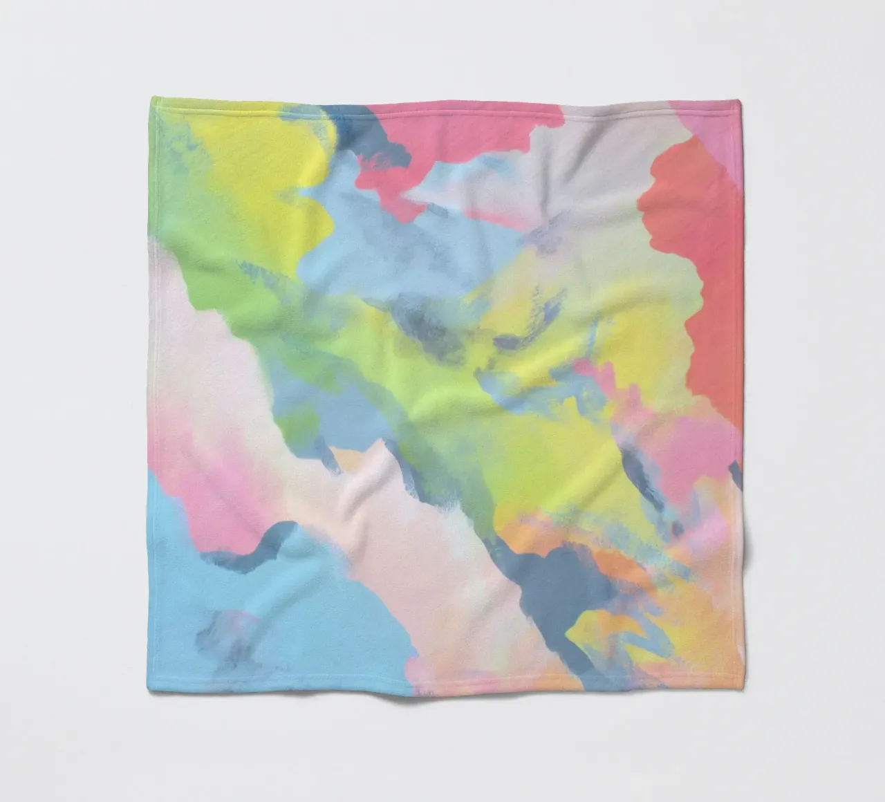 Pastell-Tarnung Fleecedecke von Carinaprint