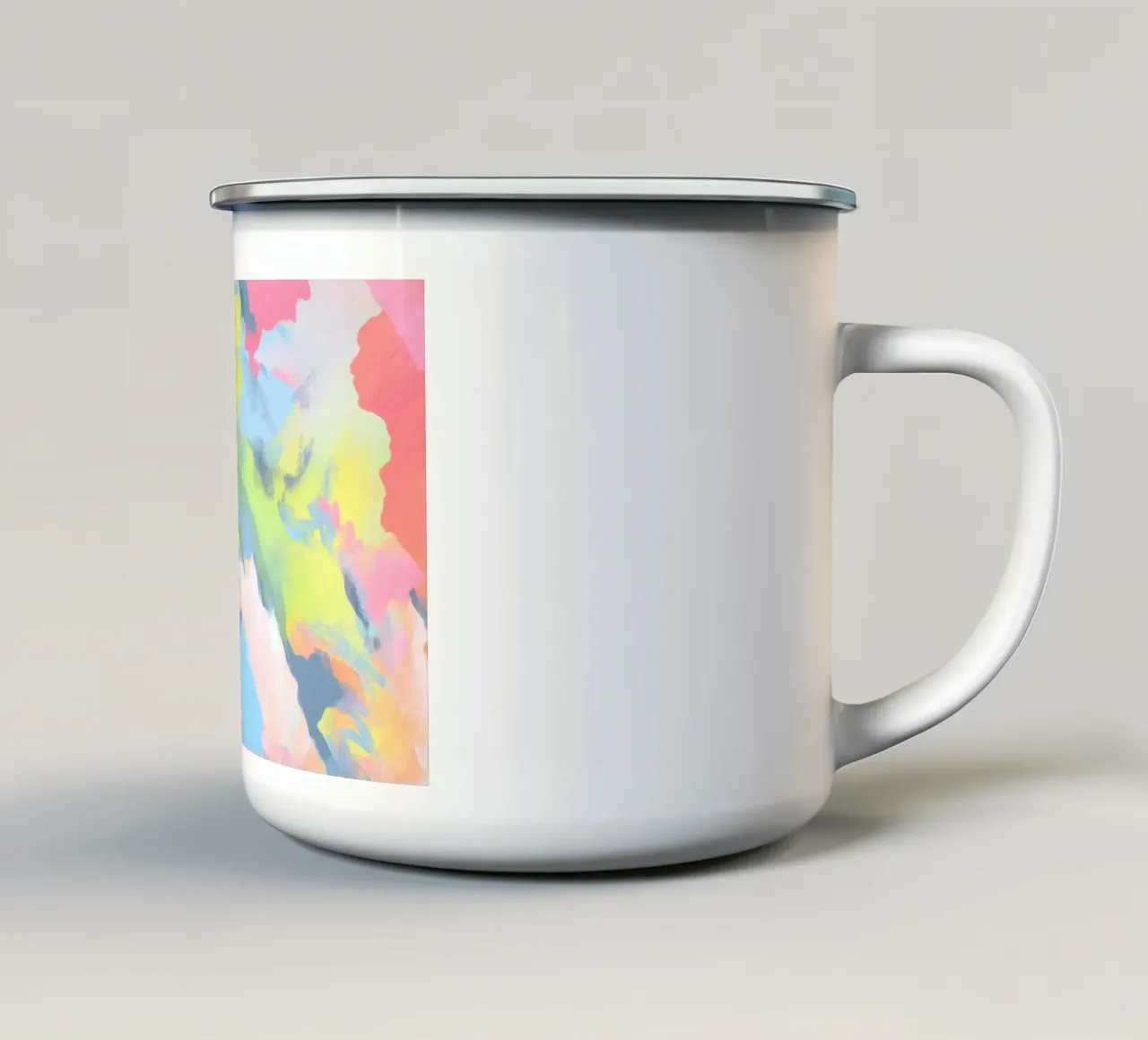 Camouflage pastello tazza in smalto da Carinaprint