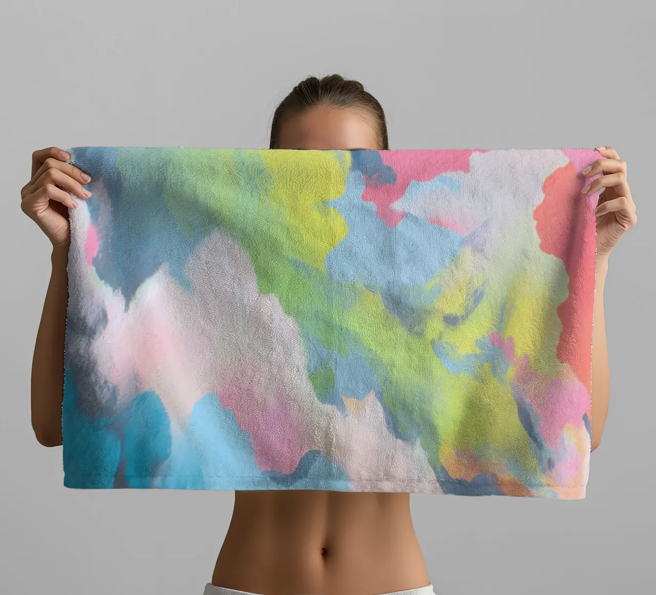 Pastell-Tarnung Handtuch von Carinaprint