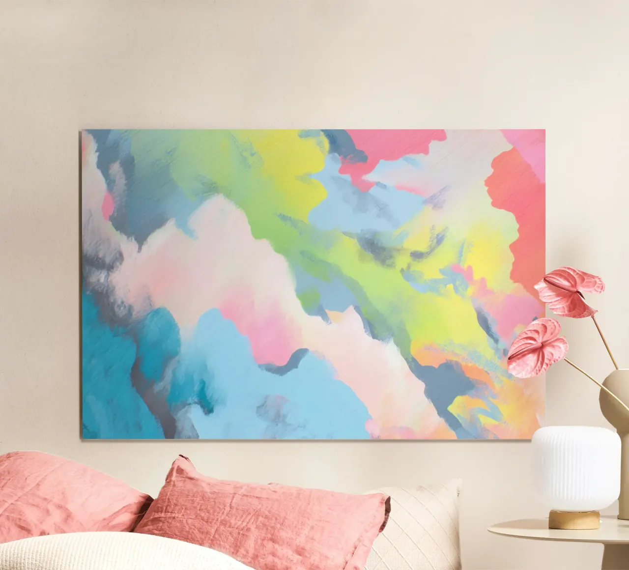 Camouflage pastello poster da Carinaprint