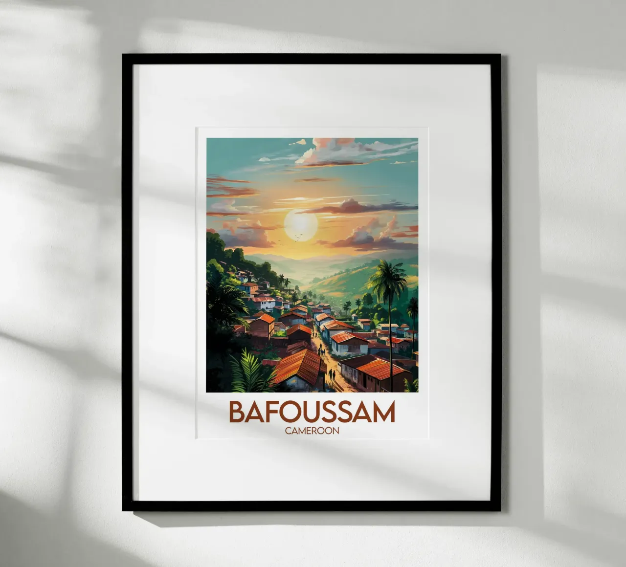 Affiche Bafoussam poster da Frame the World