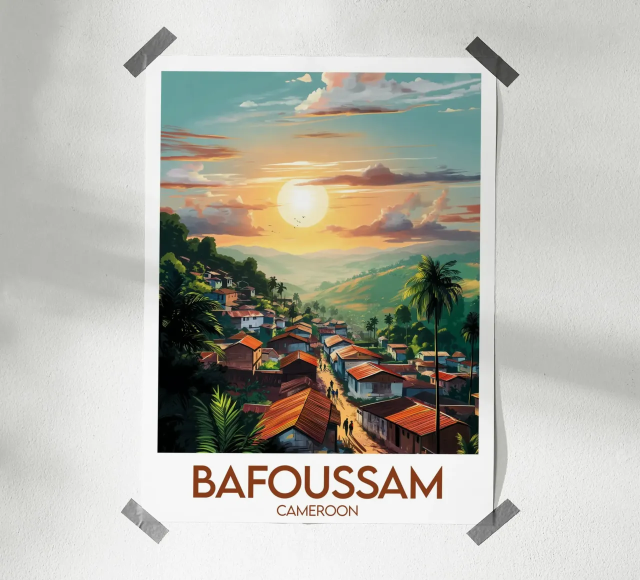 Affiche Bafoussam poster da Frame the World