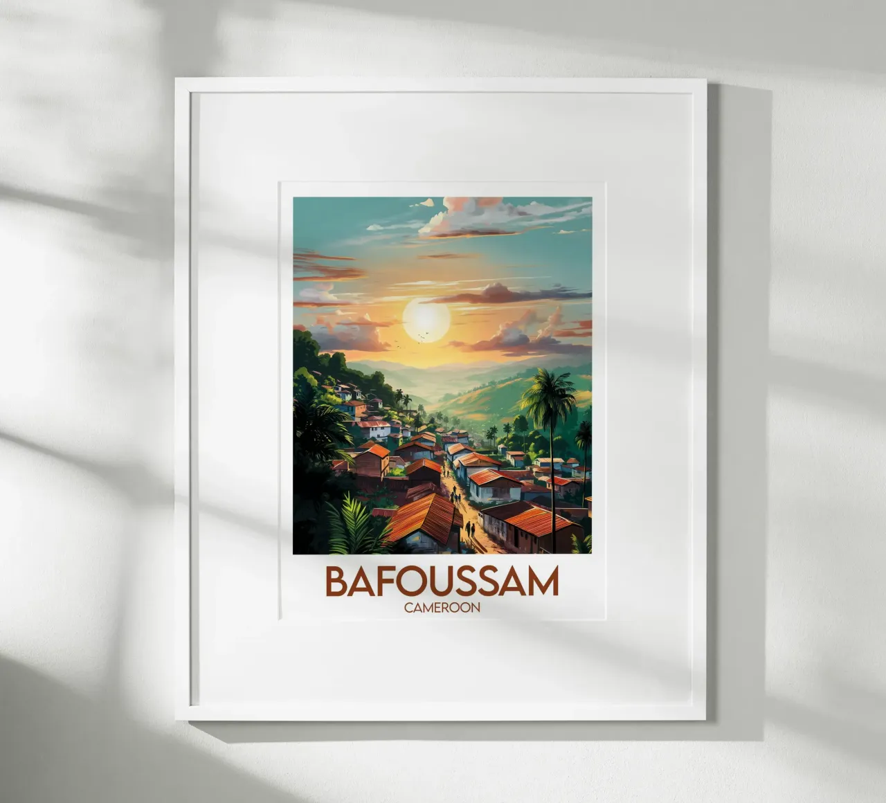Affiche Bafoussam poster da Frame the World