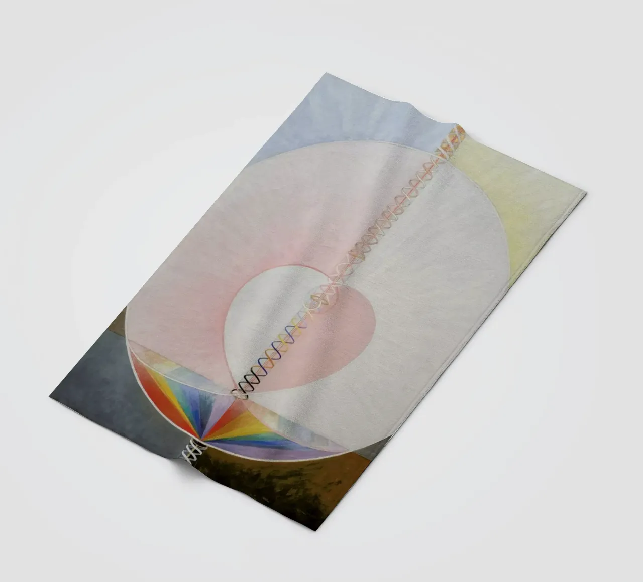 Hilma af Klint - The Dove, No. 1 III coperta in pile da Vintage by JUNIQE