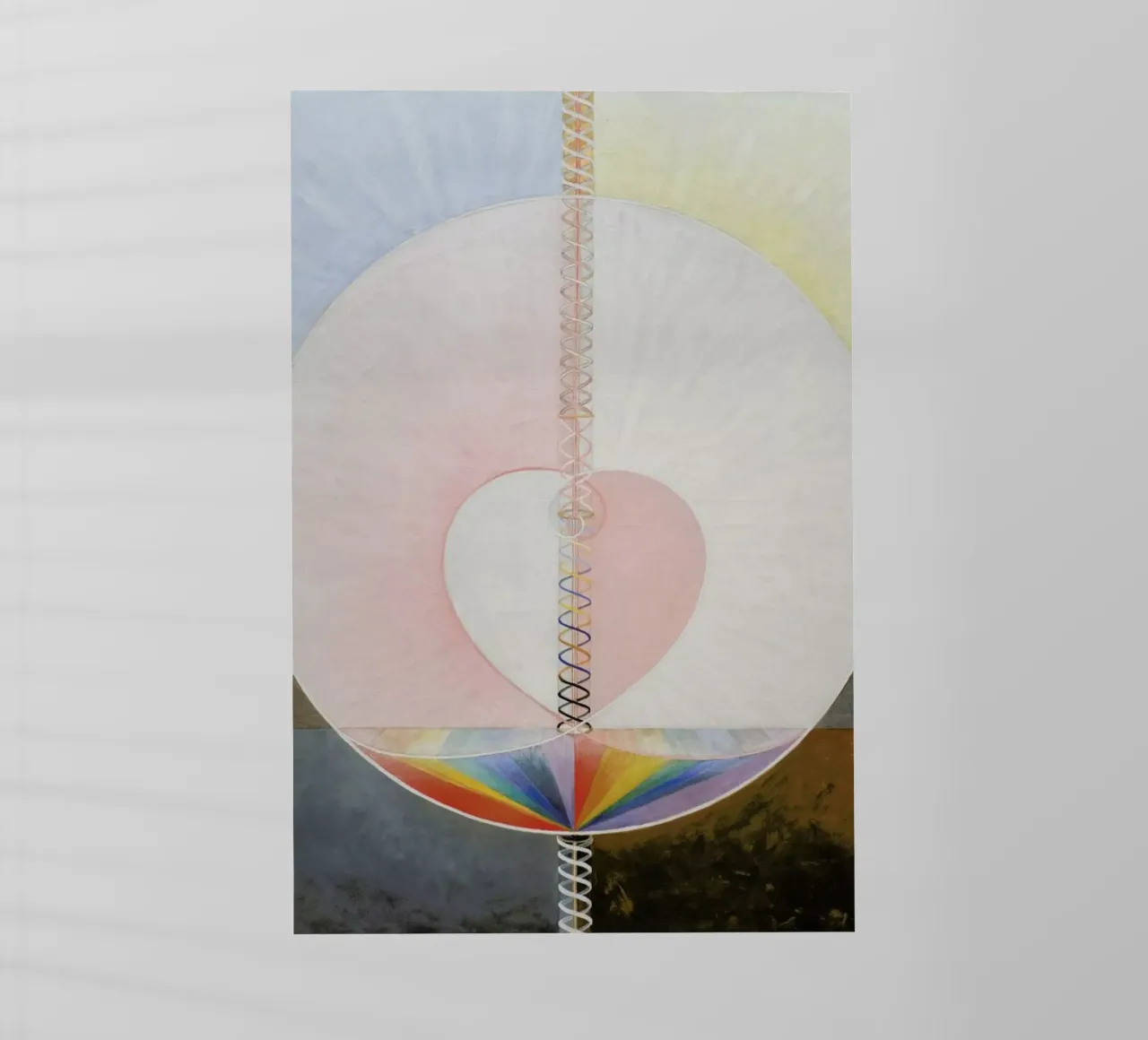 Hilma af Klint - The Dove, No. 1 III pellicola backlit da Vintage by JUNIQE