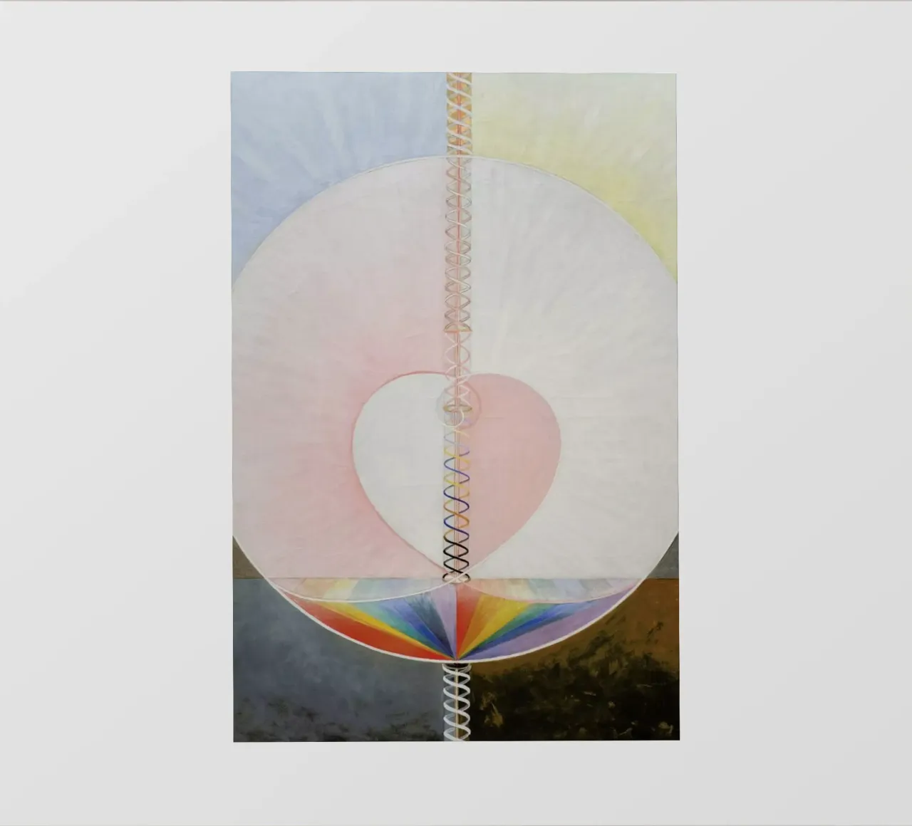Hilma af Klint - The Dove, No. 1 III pellicola backlit da Vintage by JUNIQE