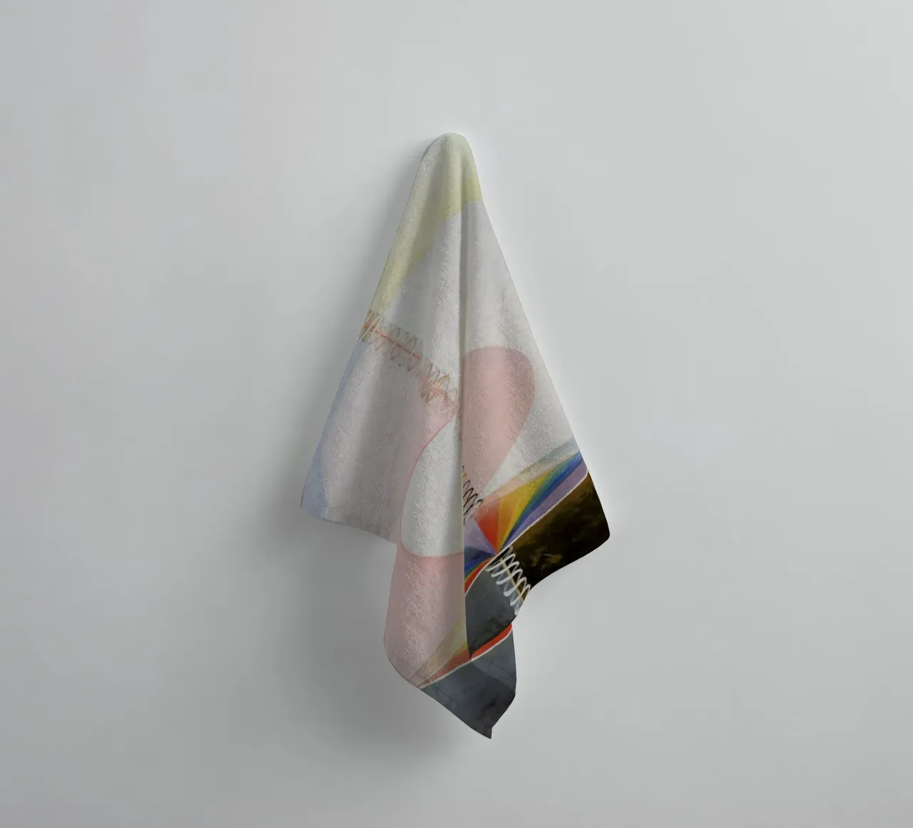Hilma af Klint - The Dove, No. 1 III asciugamano da bagno da Vintage by JUNIQE