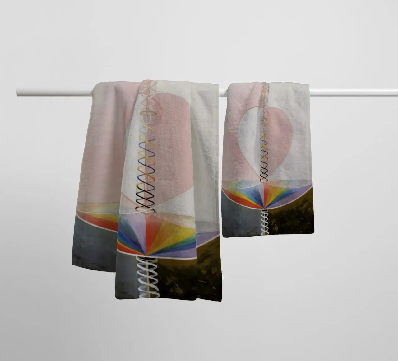 Hilma af Klint - The Dove, No. 1 III asciugamano da bagno da Vintage by JUNIQE