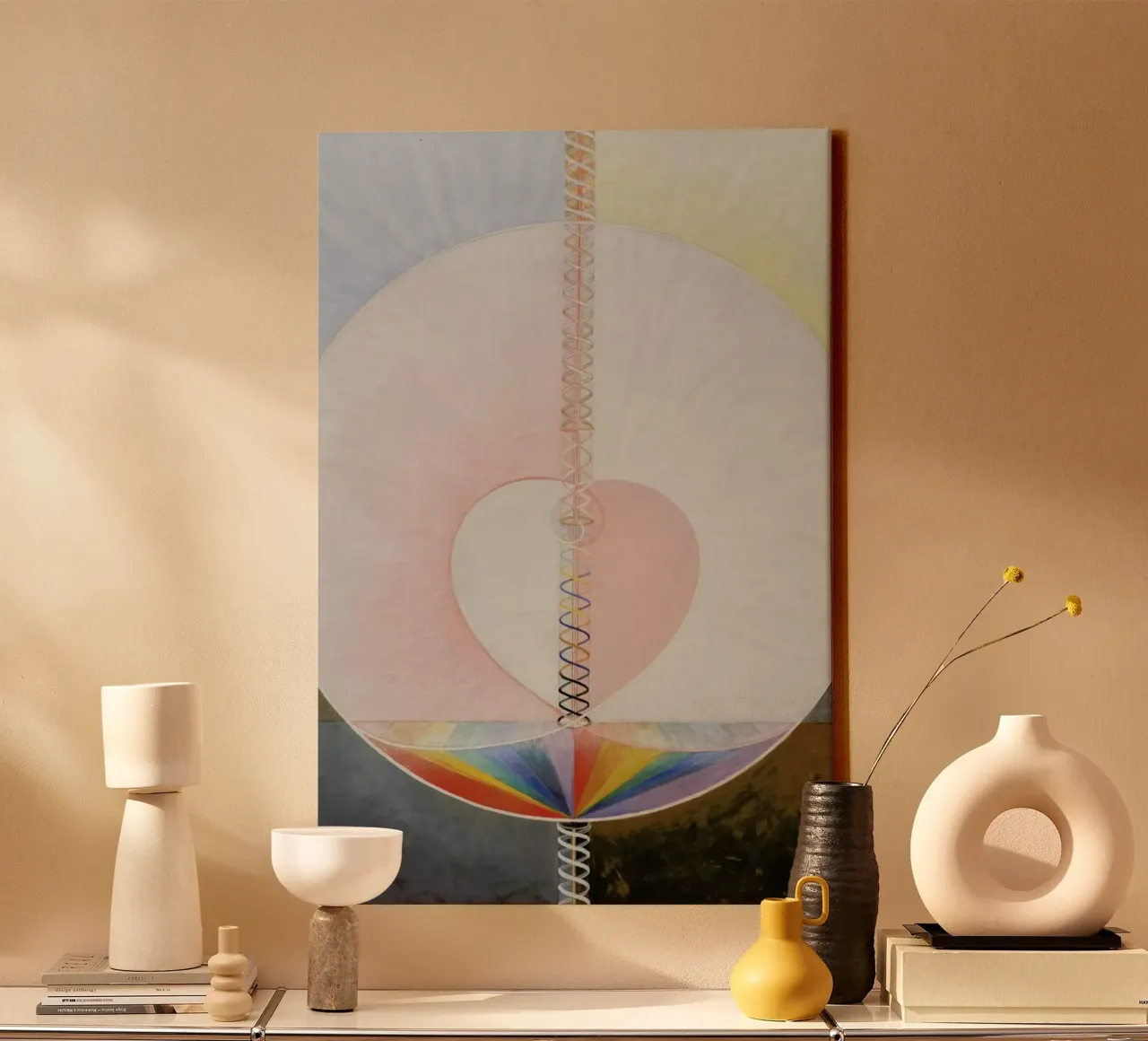 Hilma af Klint - The Dove, No. 1 III canvas by Vintage by JUNIQE