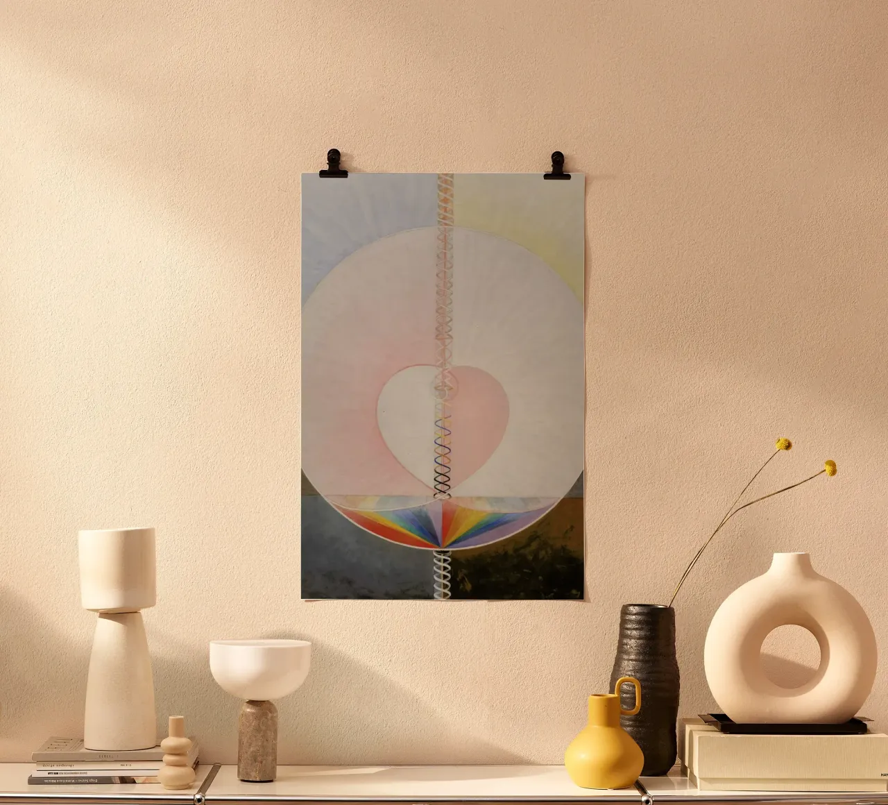 Hilma af Klint - The Dove, No. 1 III carta hahnemühle da Vintage by JUNIQE