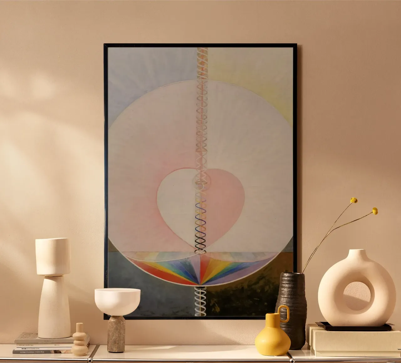 Hilma af Klint - The Dove, No. 1 III carta hahnemühle da Vintage by JUNIQE