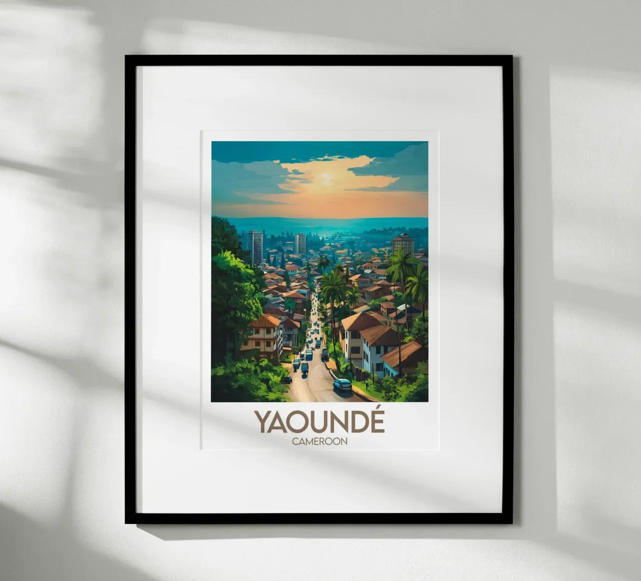 Sede di Yaoundé poster da Frame the World