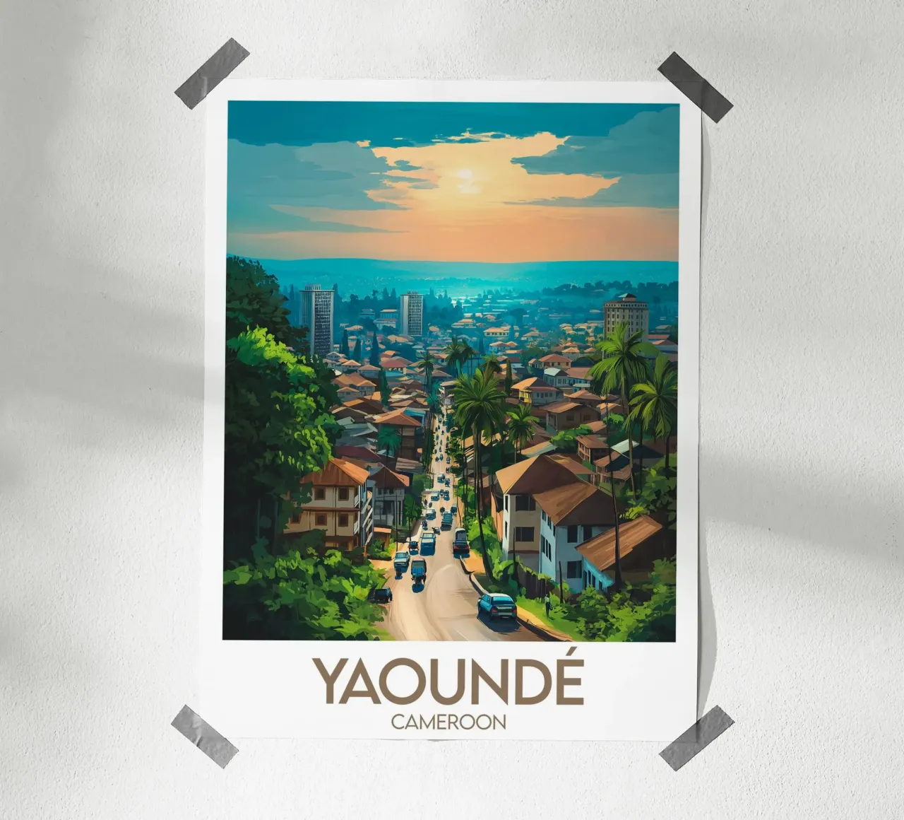 Sede di Yaoundé poster da Frame the World