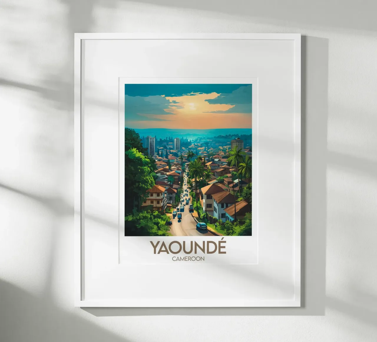 Sede di Yaoundé poster da Frame the World