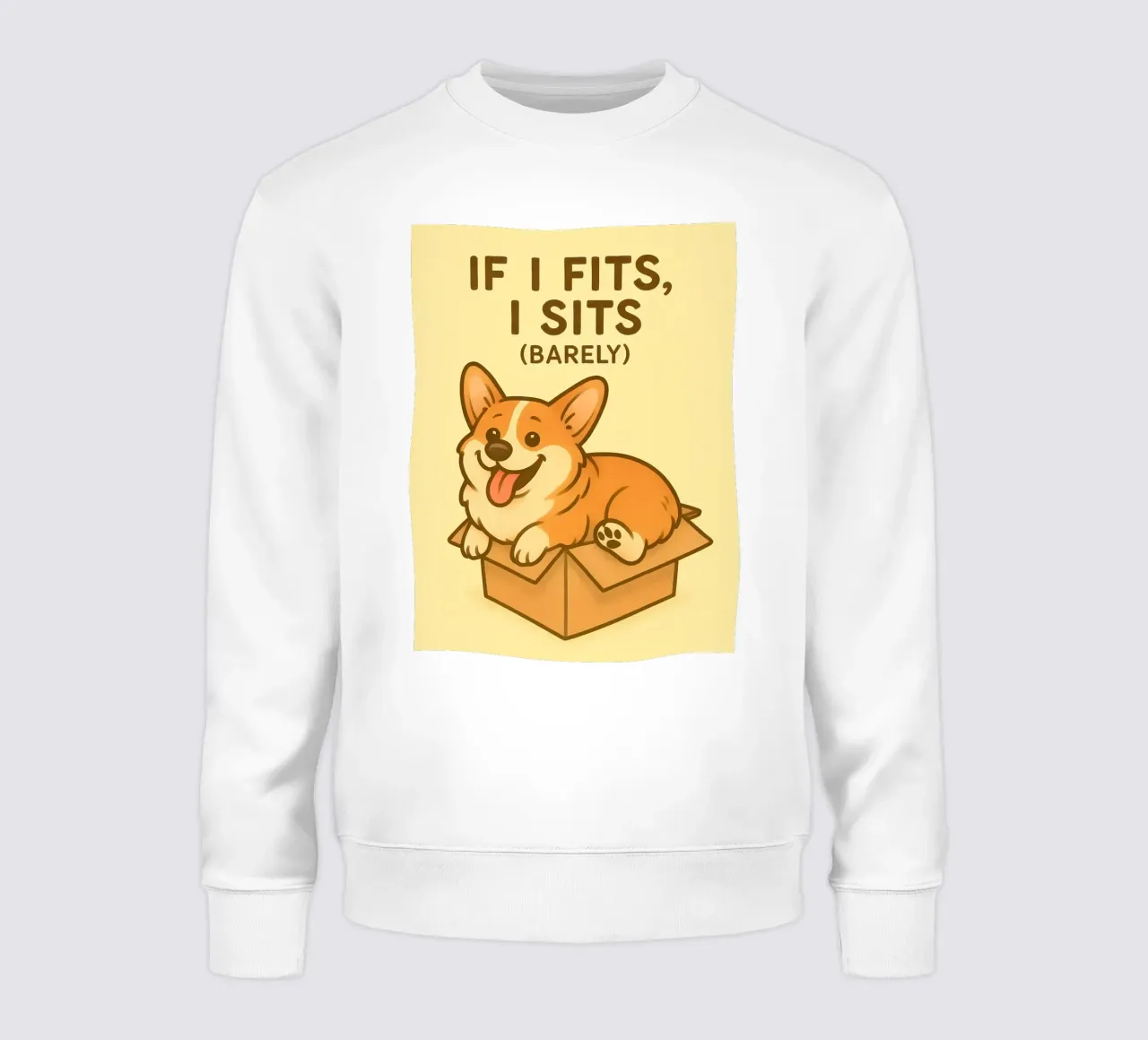 Meme divertente sui Corgi felpa da Funny Humor Art