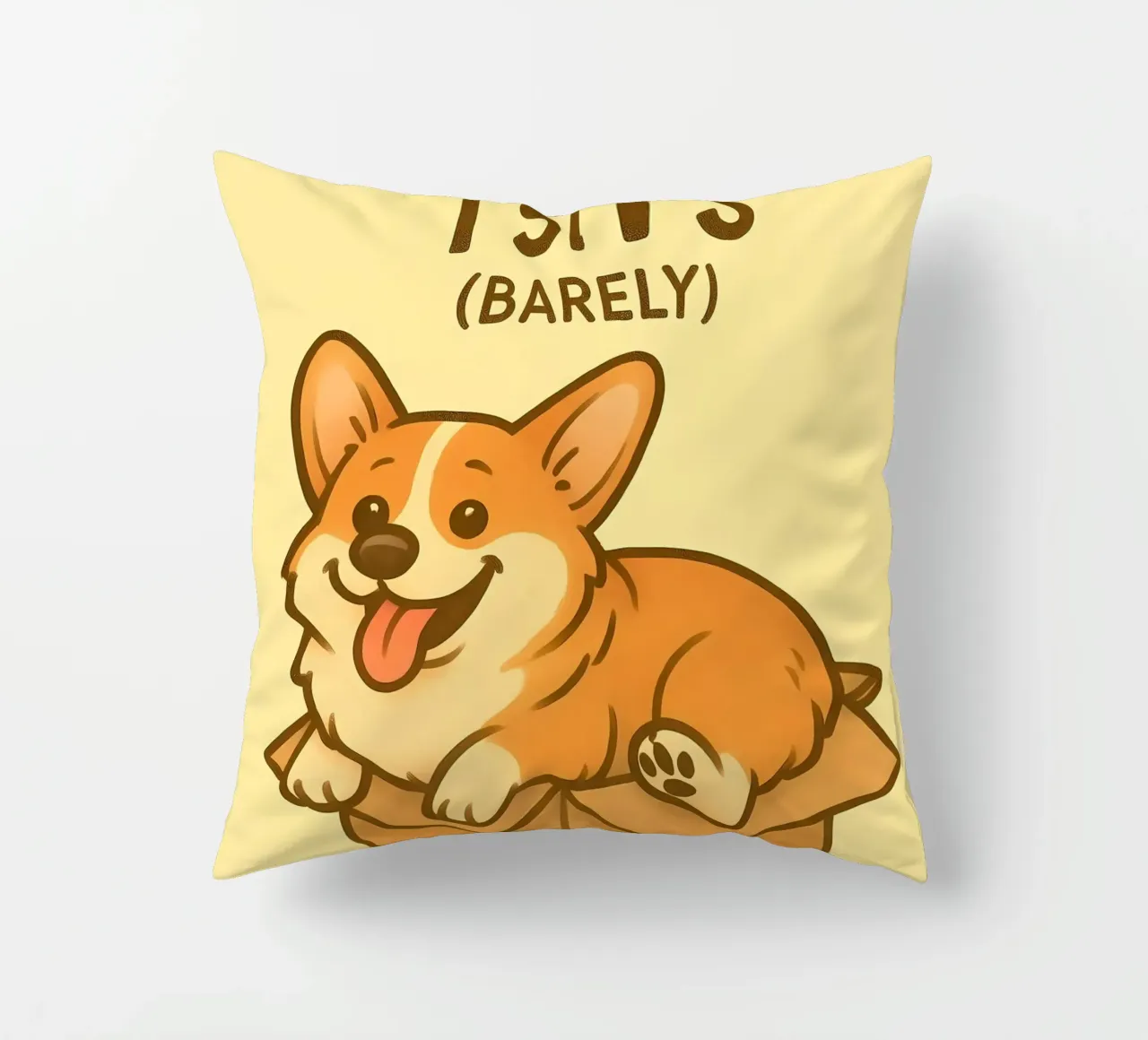 Meme divertente sui Corgi cuscino da Funny Humor Art