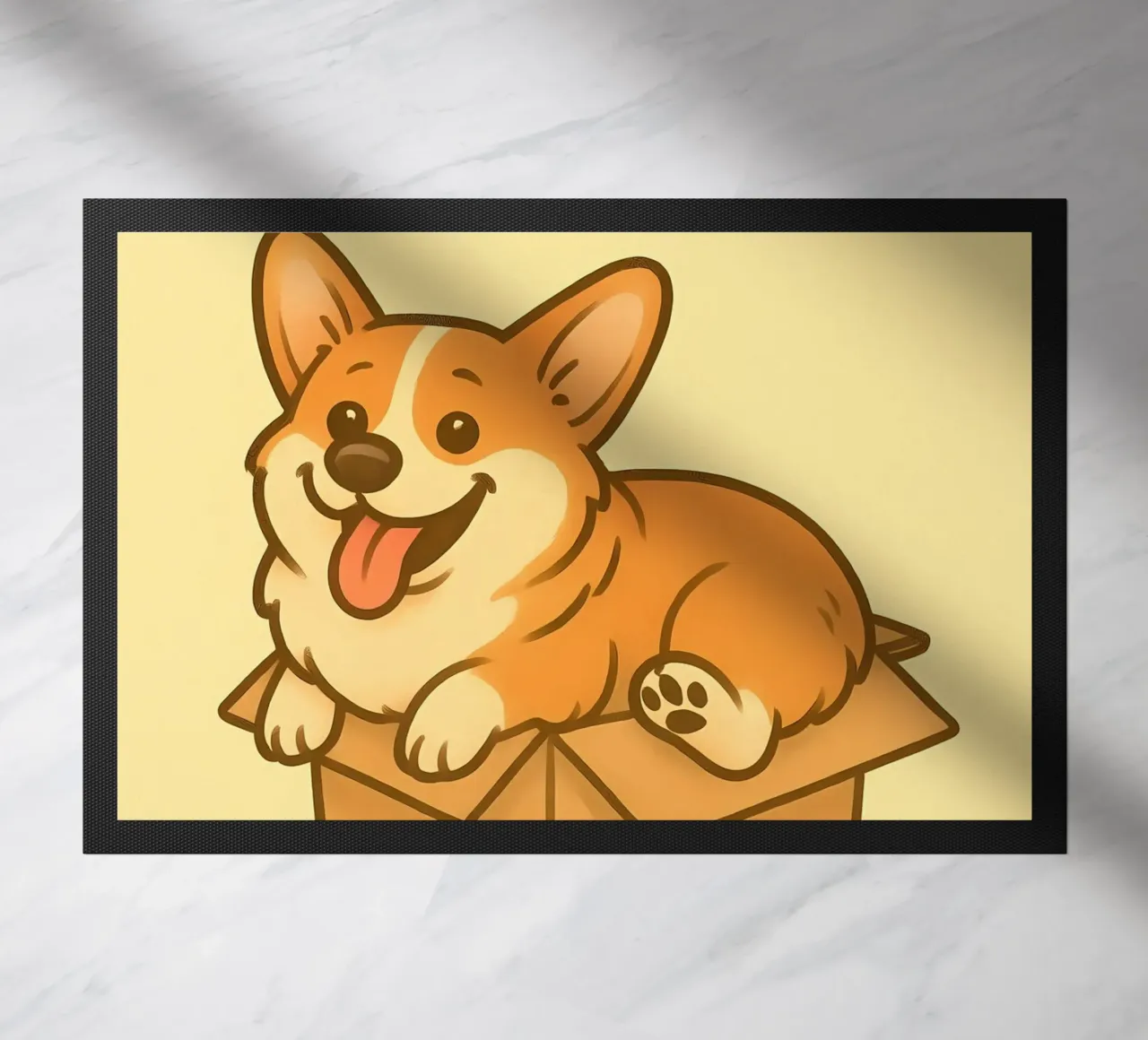 Meme divertente sui Corgi zerbino da Funny Humor Art