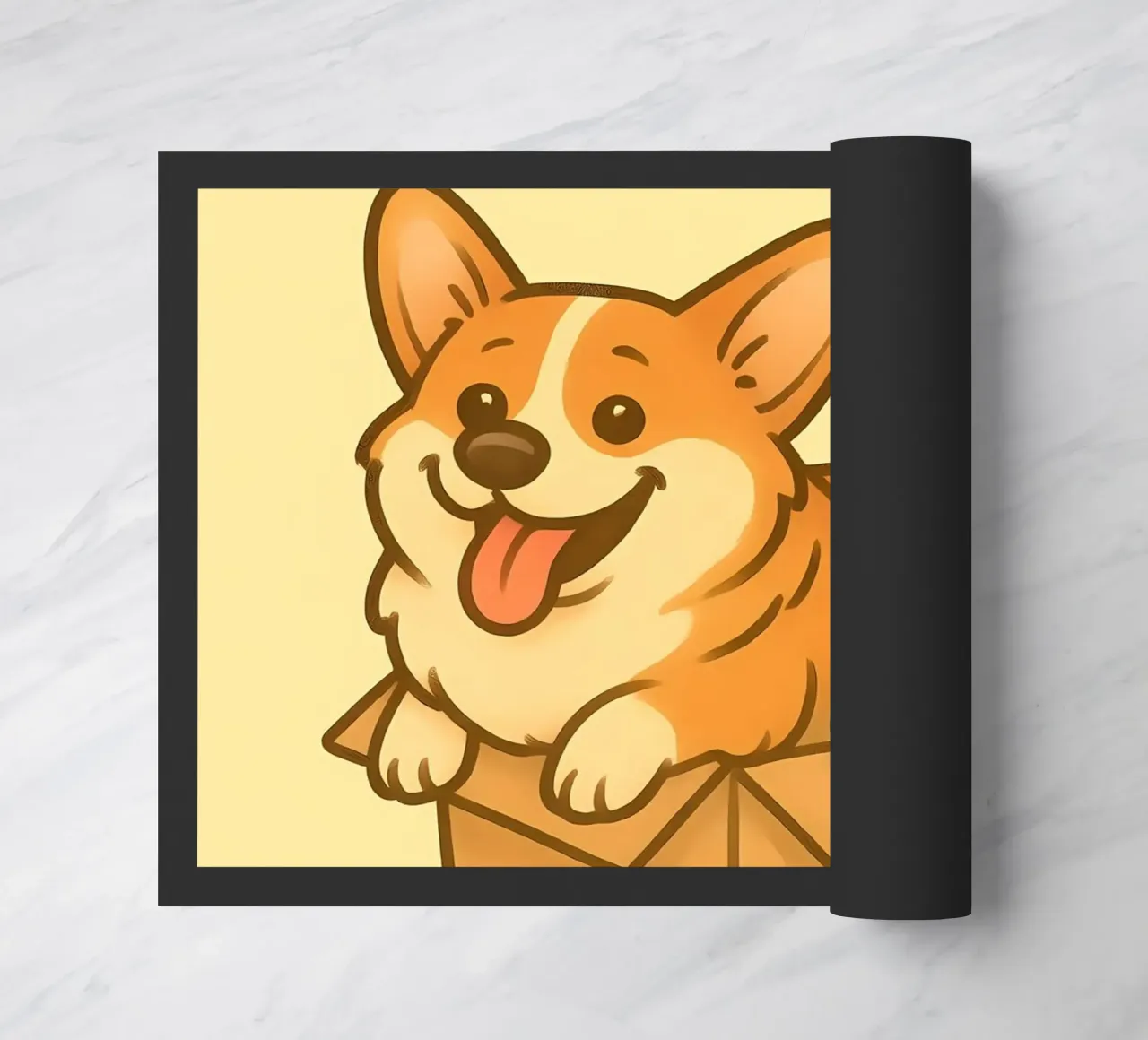 Meme divertente sui Corgi zerbino da Funny Humor Art