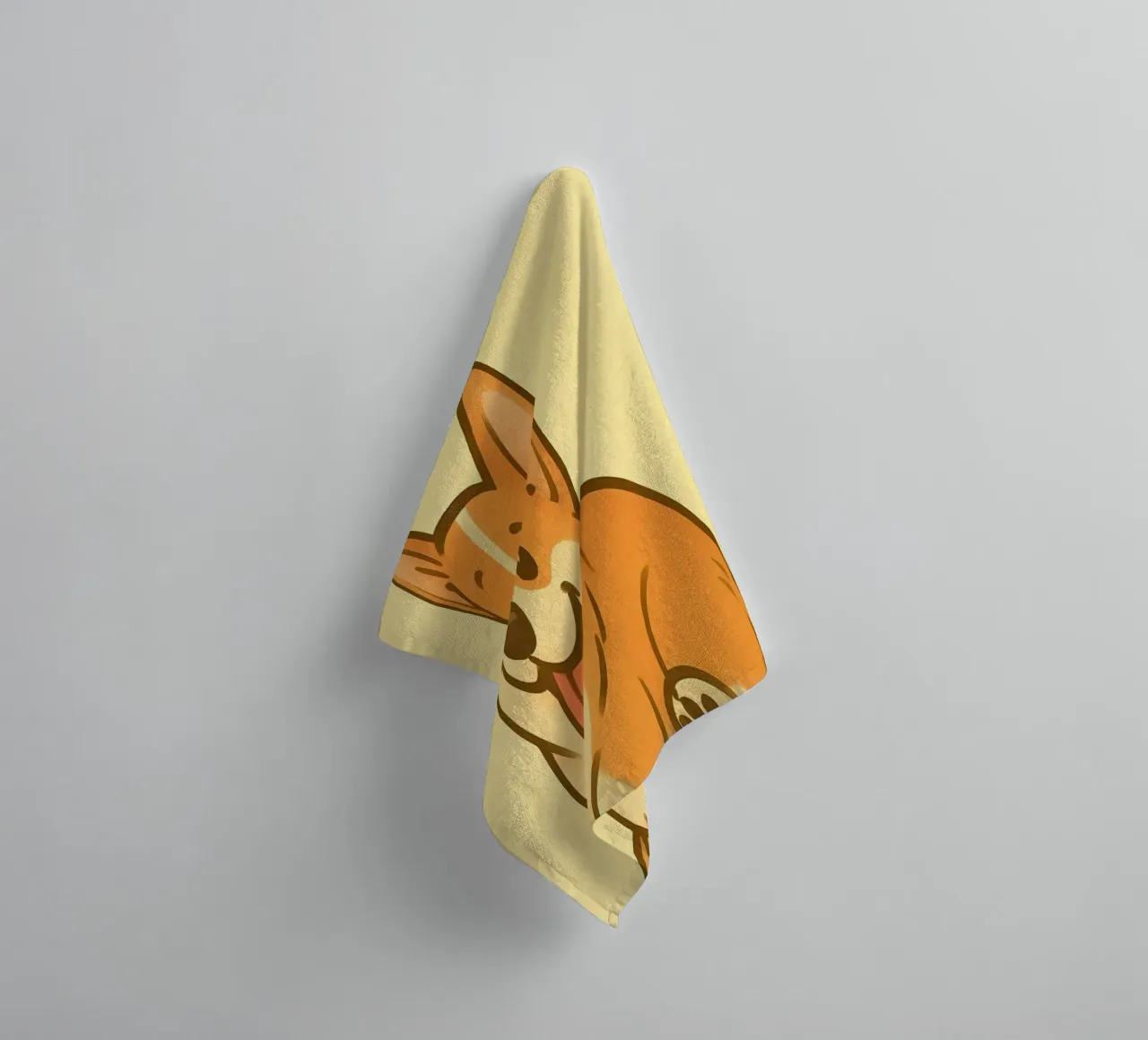 Meme divertente sui Corgi asciugamano da bagno da Funny Humor Art