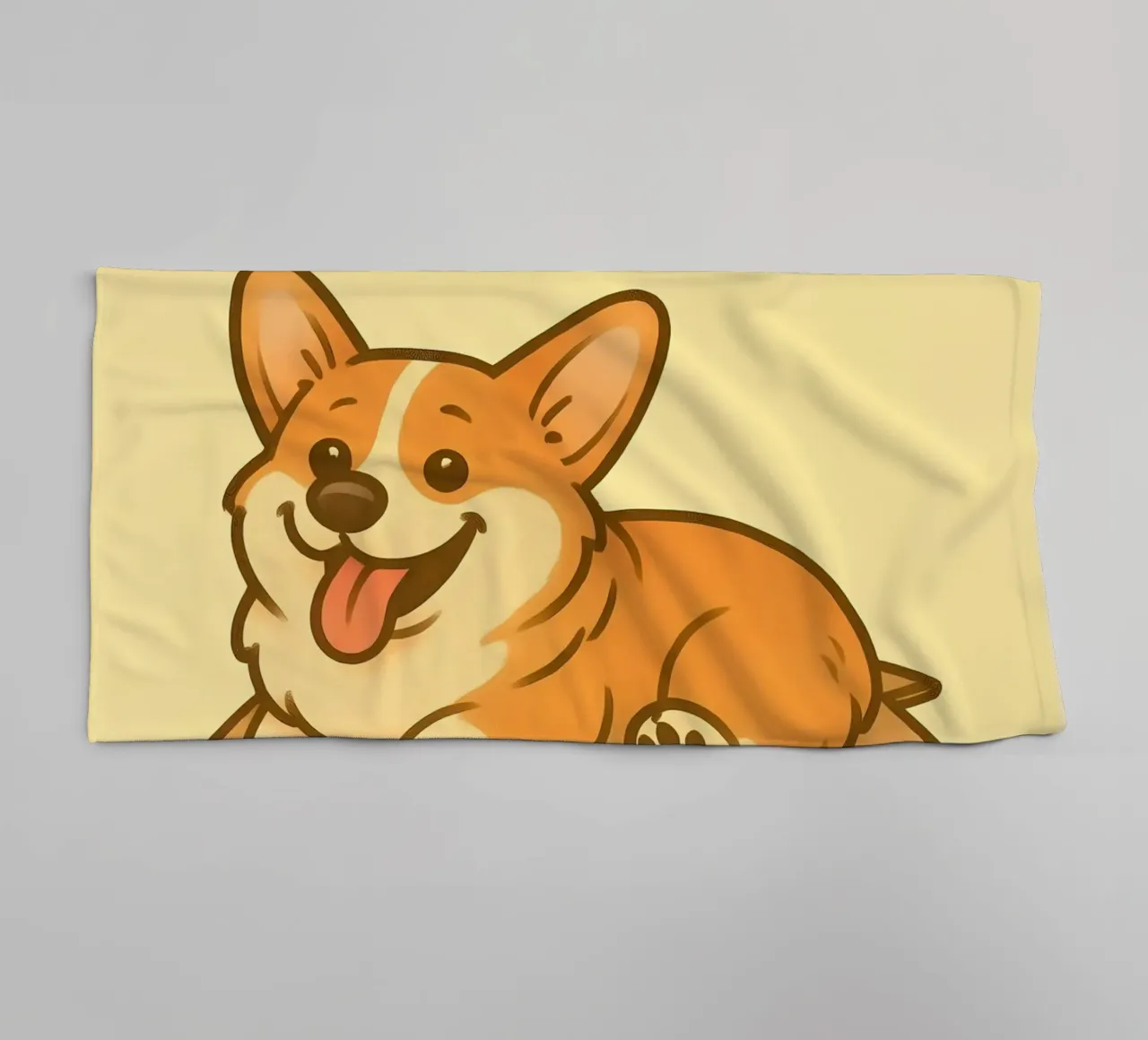 Meme divertente sui Corgi asciugamano da bagno da Funny Humor Art