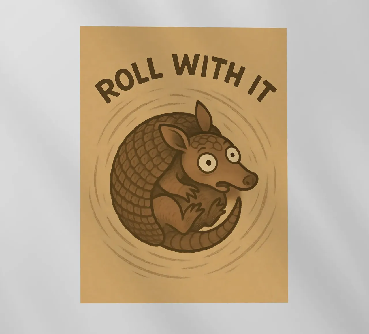 Meme divertente sull'armadillo pellicola backlit da Funny Humor Art
