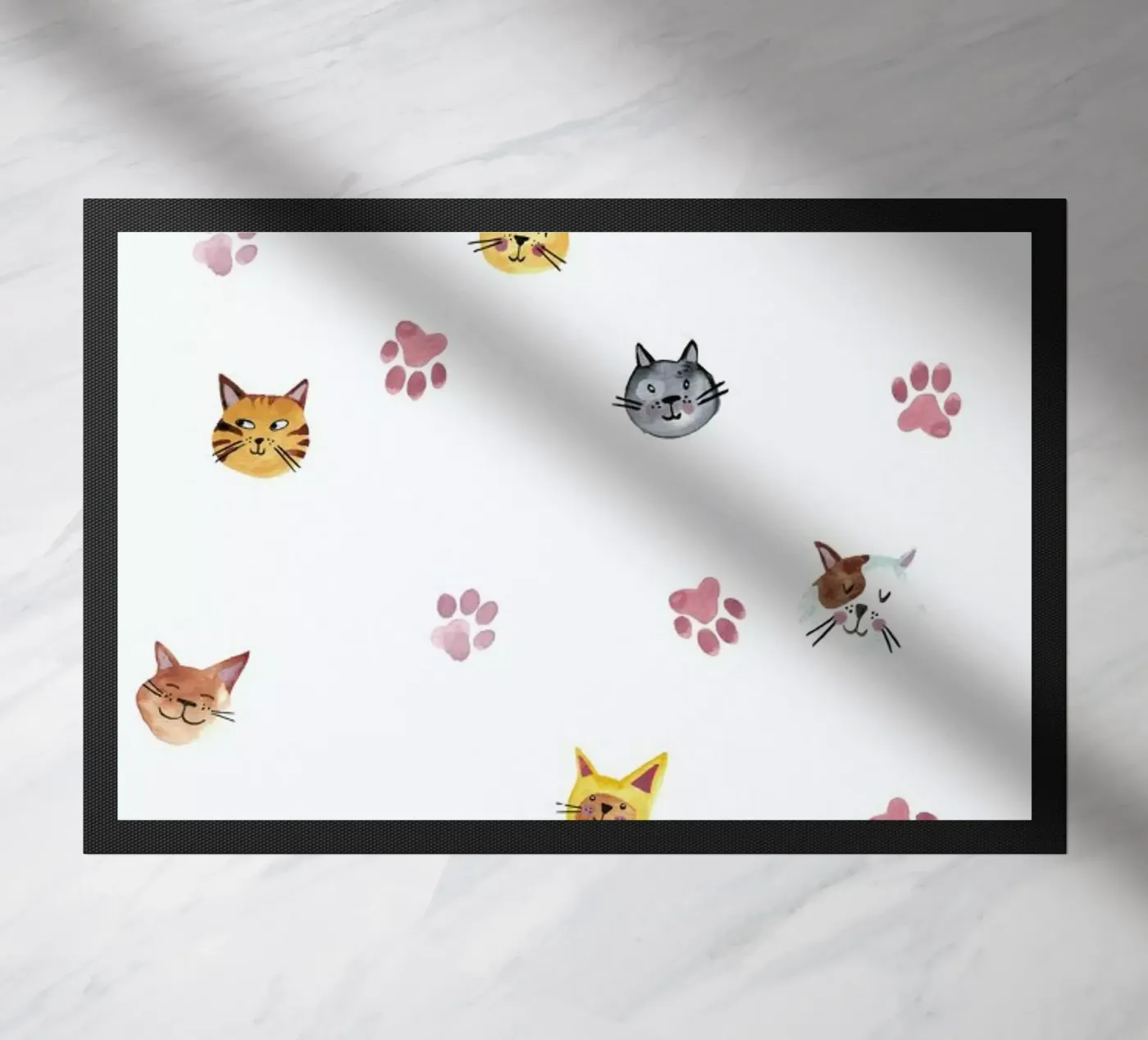 Cats doormat by Sabrina Ziegenhorn