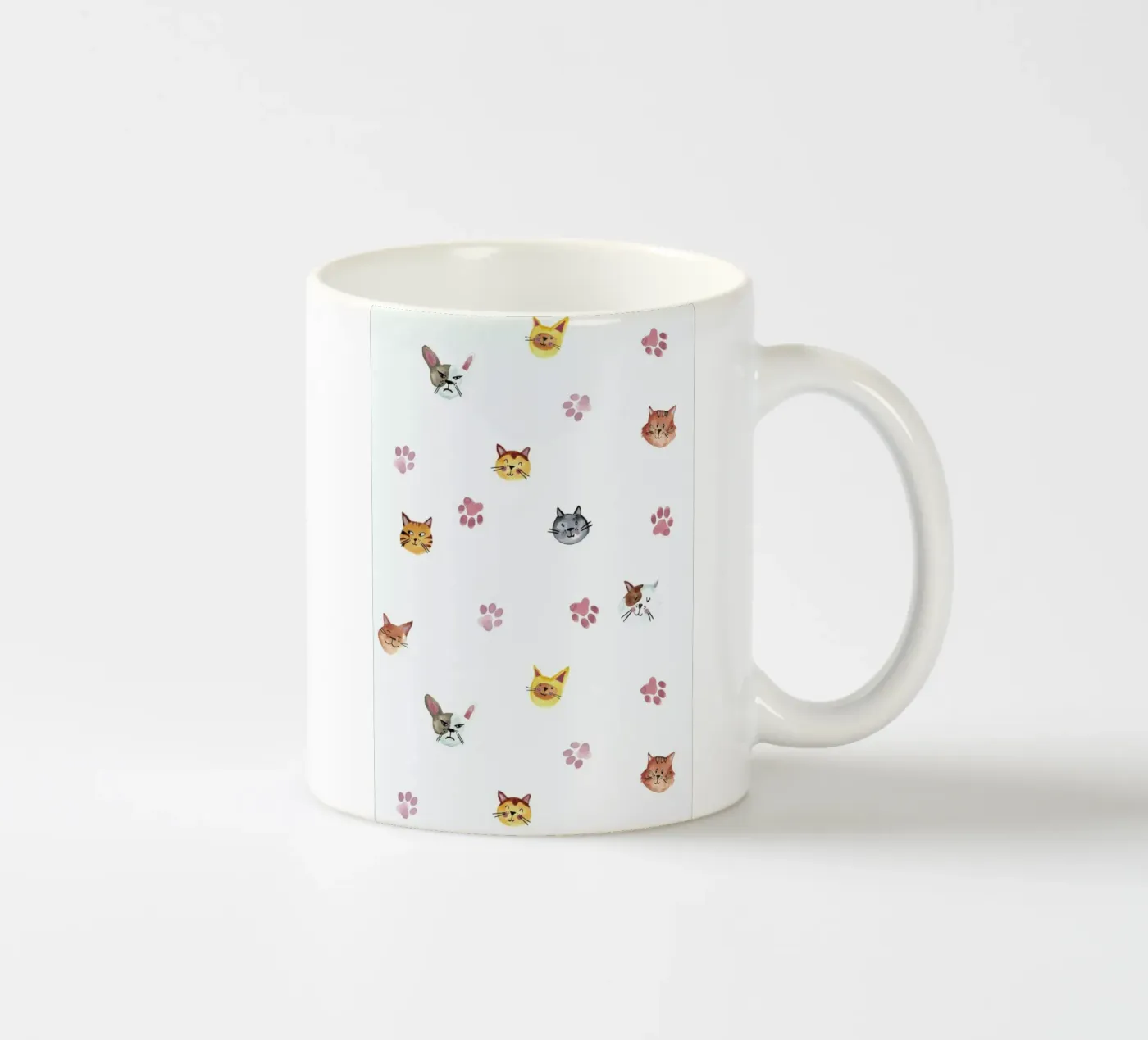 Cats ceramic mug by Sabrina Ziegenhorn