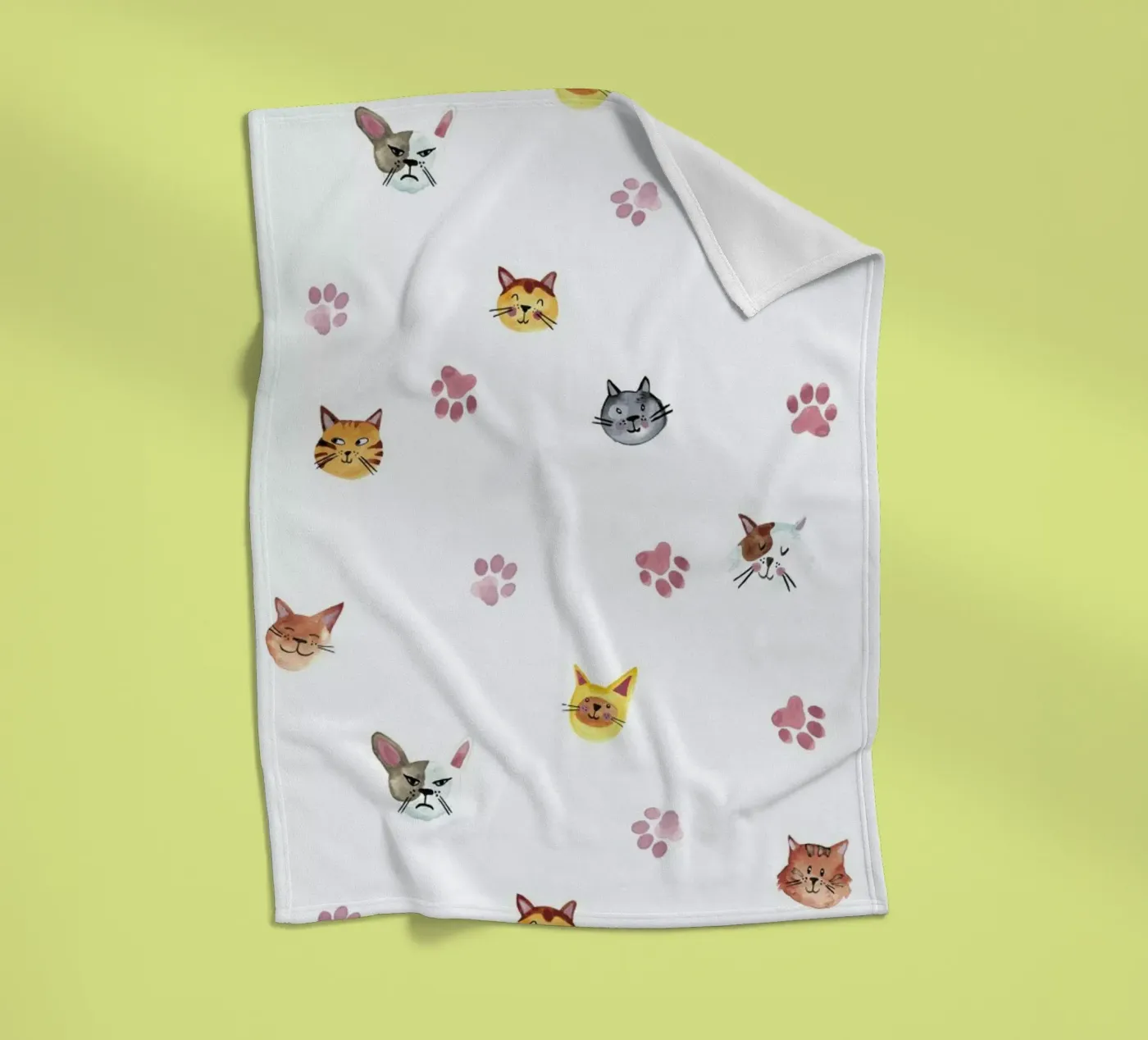 Cats Fleecedecke von Sabrina Ziegenhorn