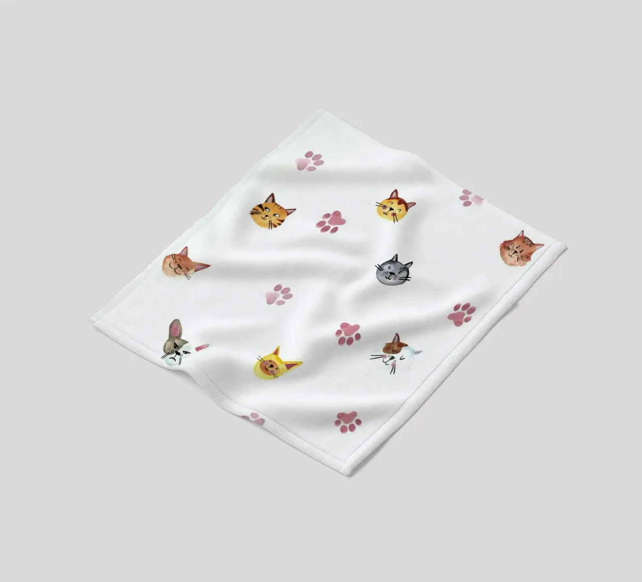 Cats fleece blanket by Sabrina Ziegenhorn