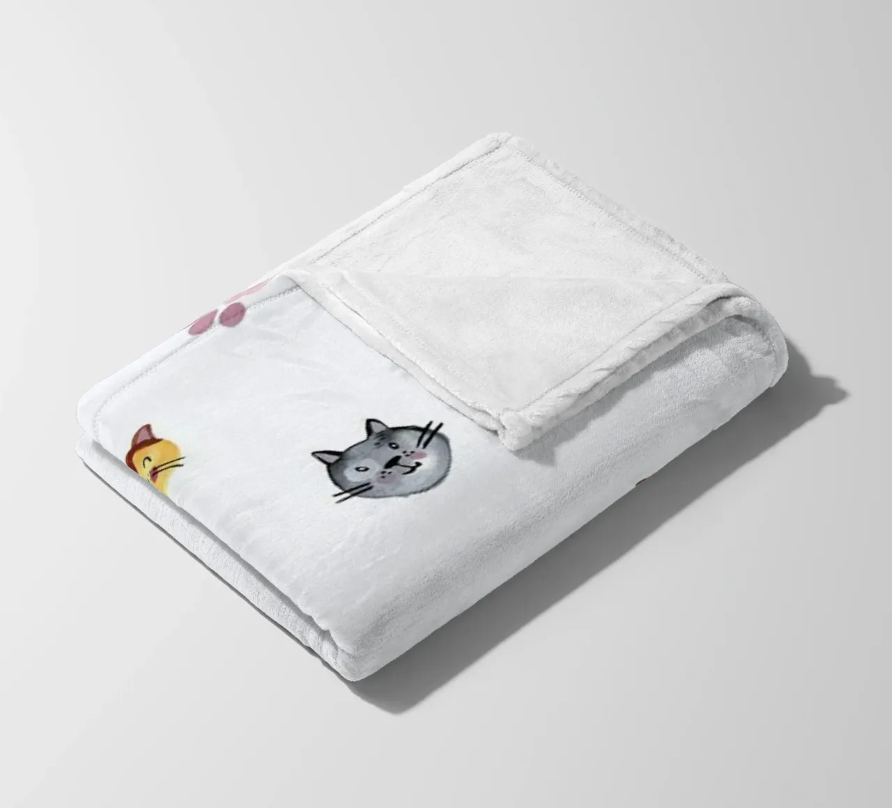 Cats fleece blanket by Sabrina Ziegenhorn