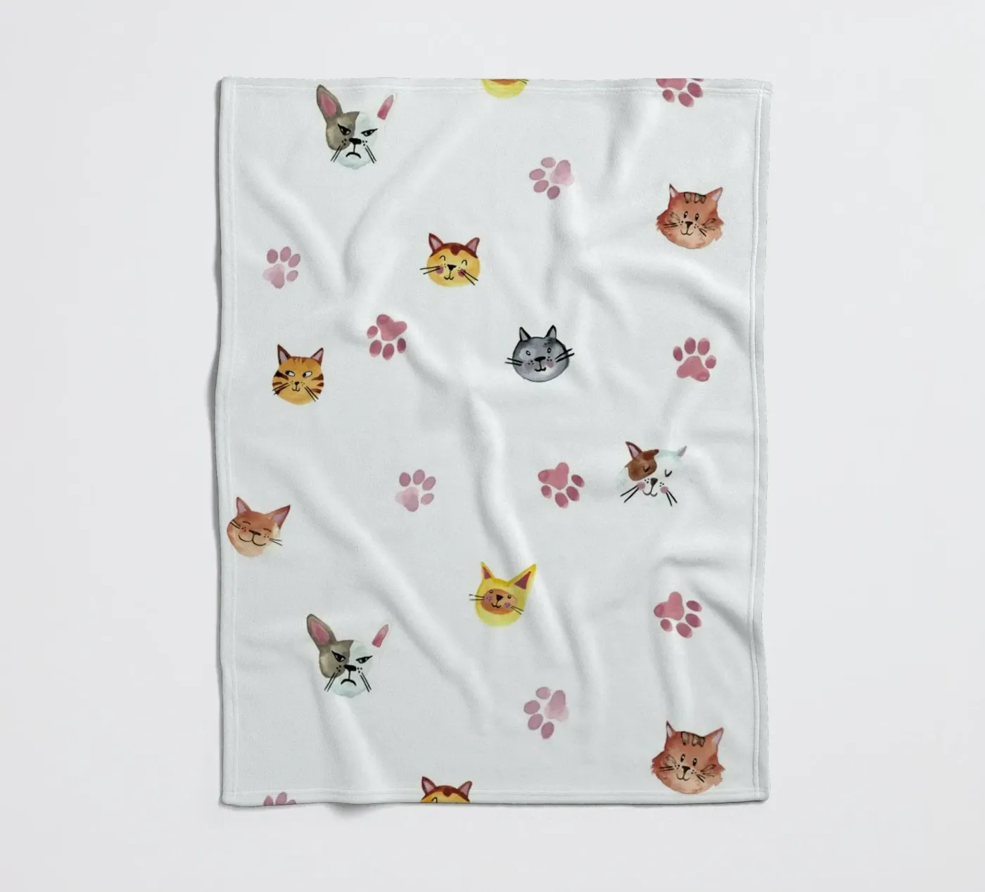 Cats Fleecedecke von Sabrina Ziegenhorn