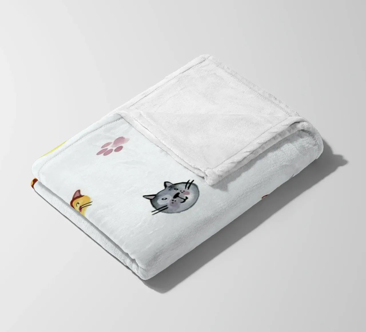 Cats fleece blanket by Sabrina Ziegenhorn