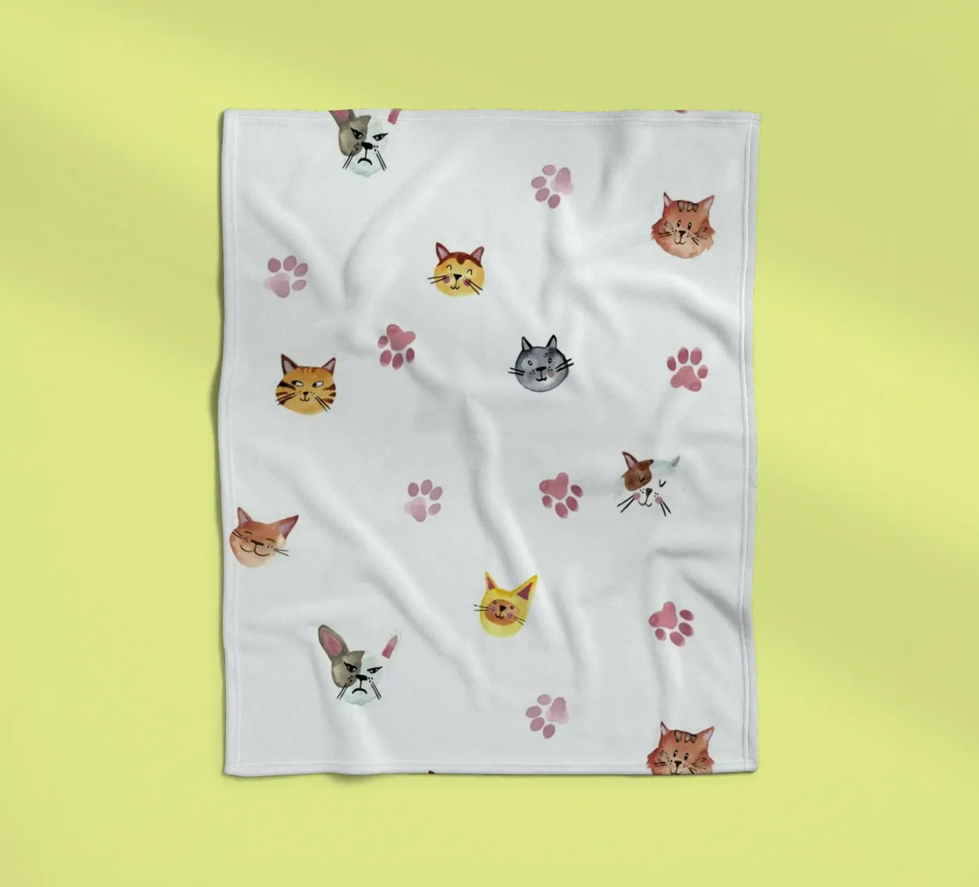 Cats Fleecedecke von Sabrina Ziegenhorn