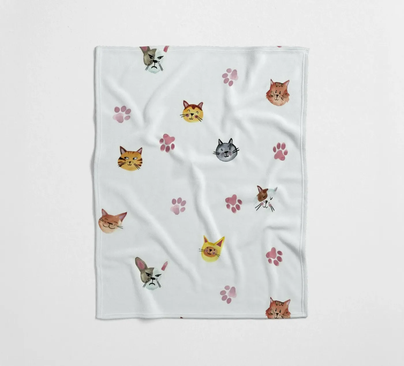Cats Fleecedecke von Sabrina Ziegenhorn