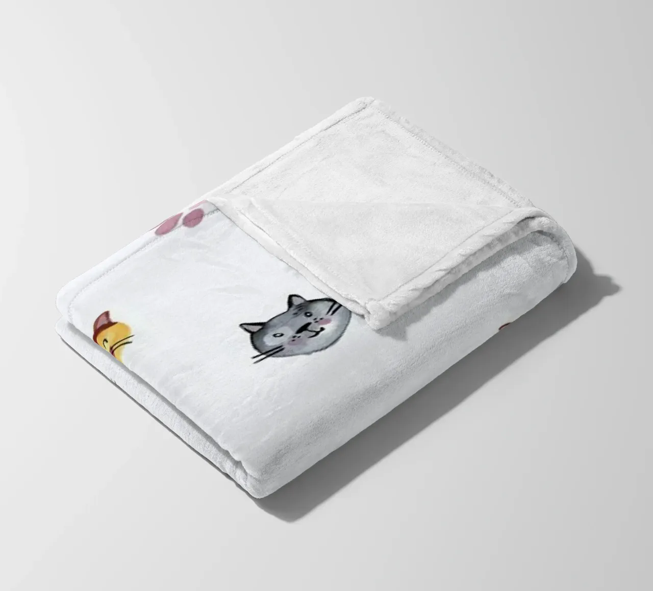 Cats fleece blanket by Sabrina Ziegenhorn